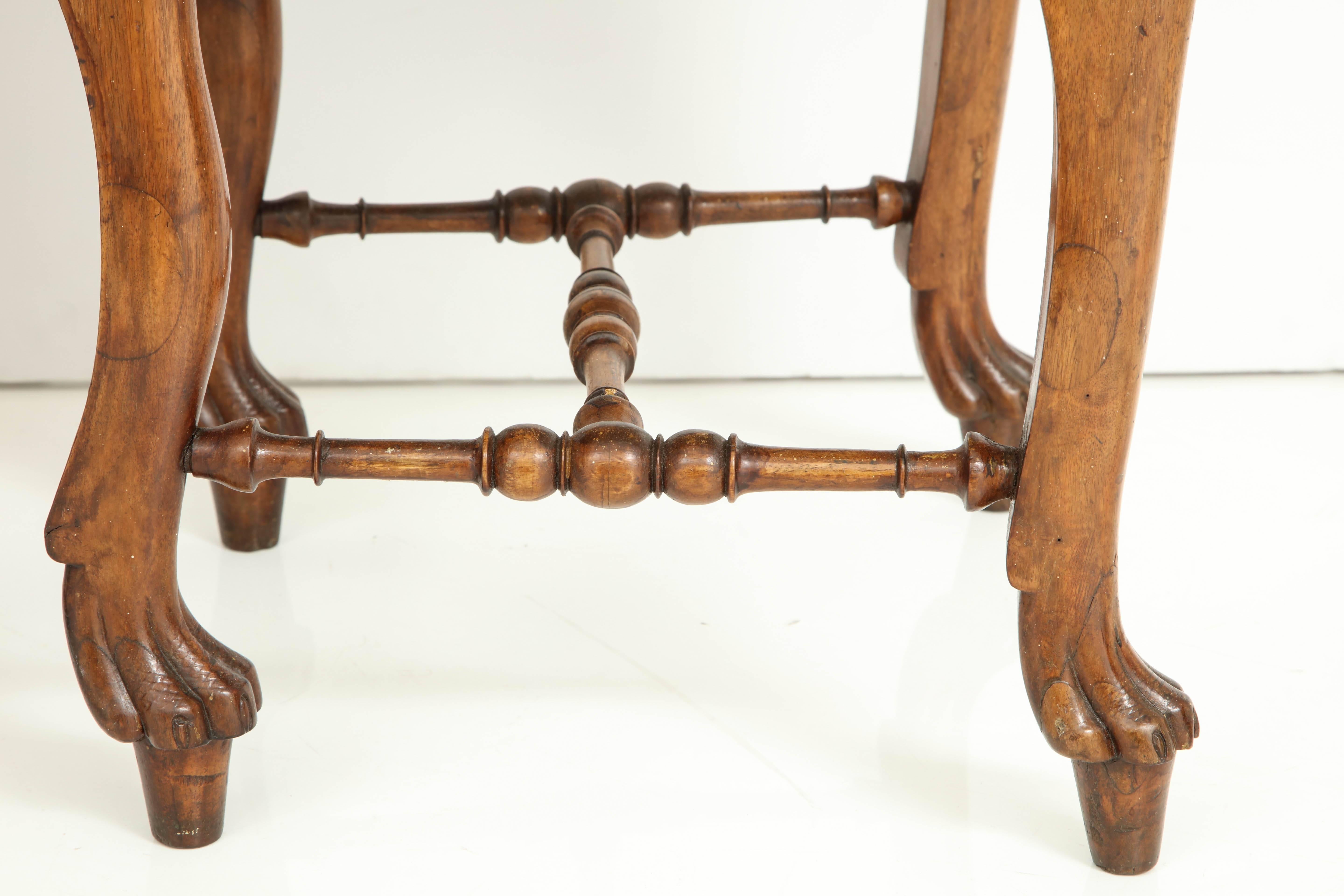 Pair of Egyptian Revival Fruitwood Side Chairs, circa 1900 5
