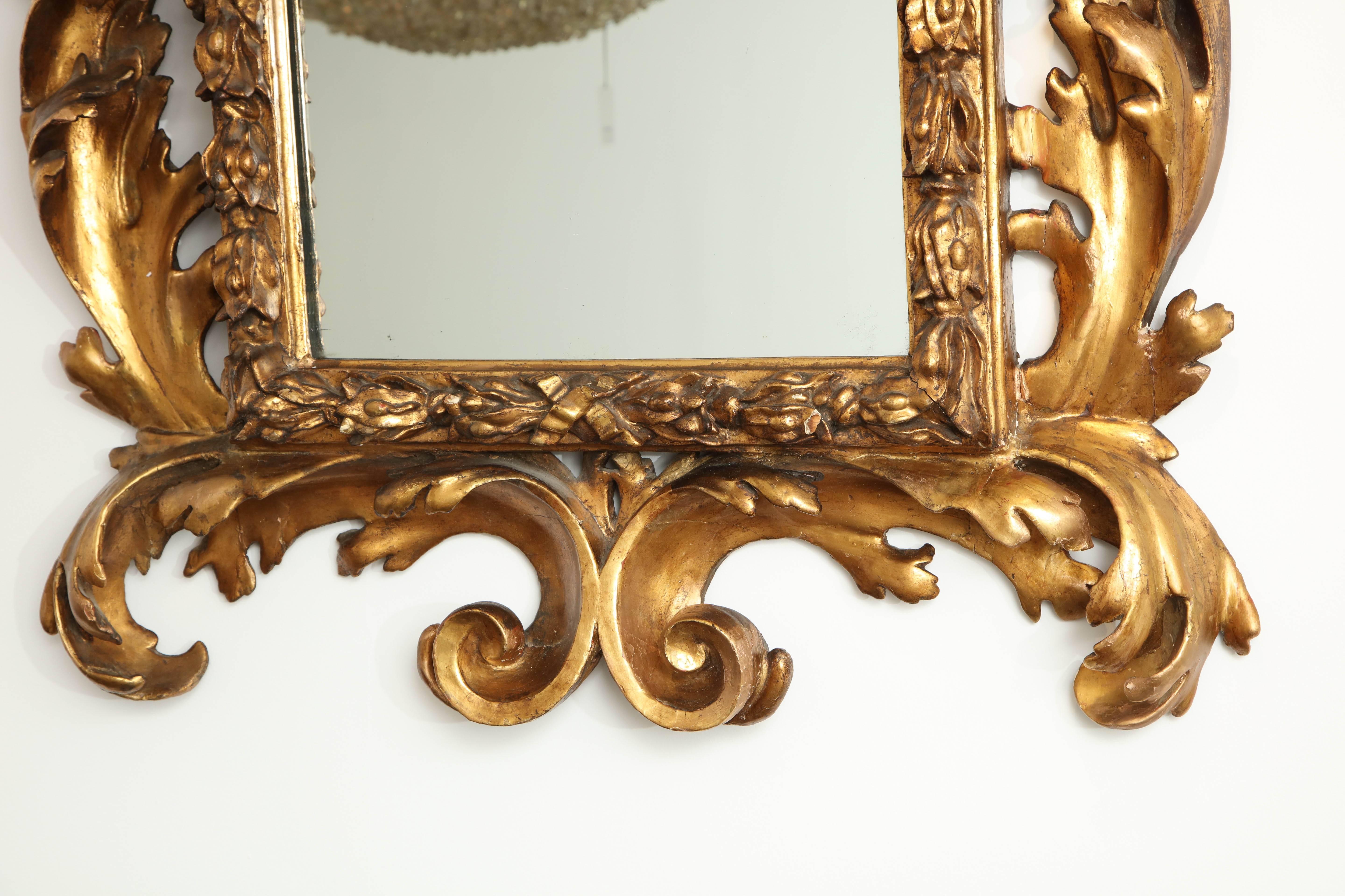 Fabulous 18th Century Italian Baroque Mirror 1