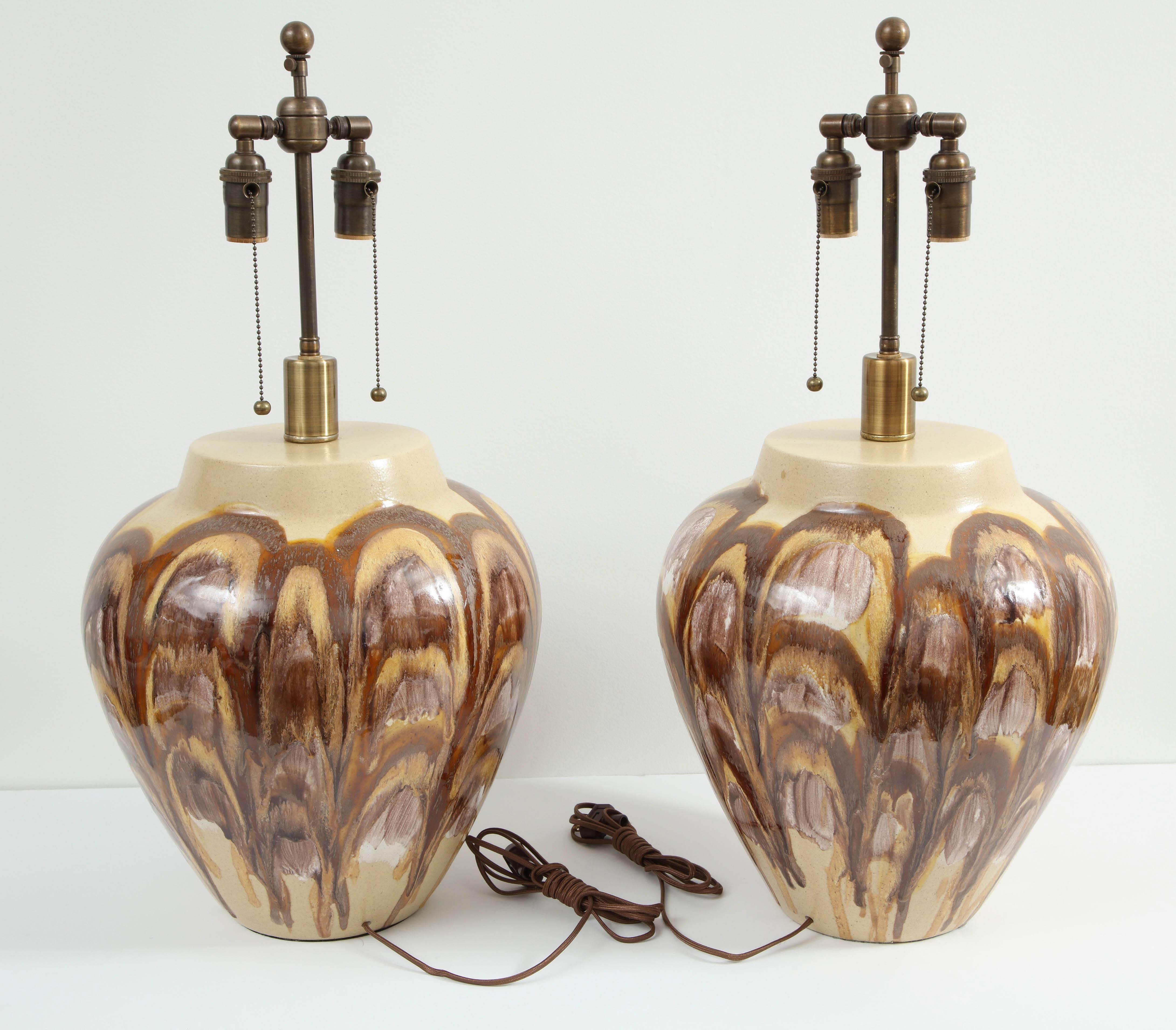 Pair of 1960s Ceramic Lamps 2