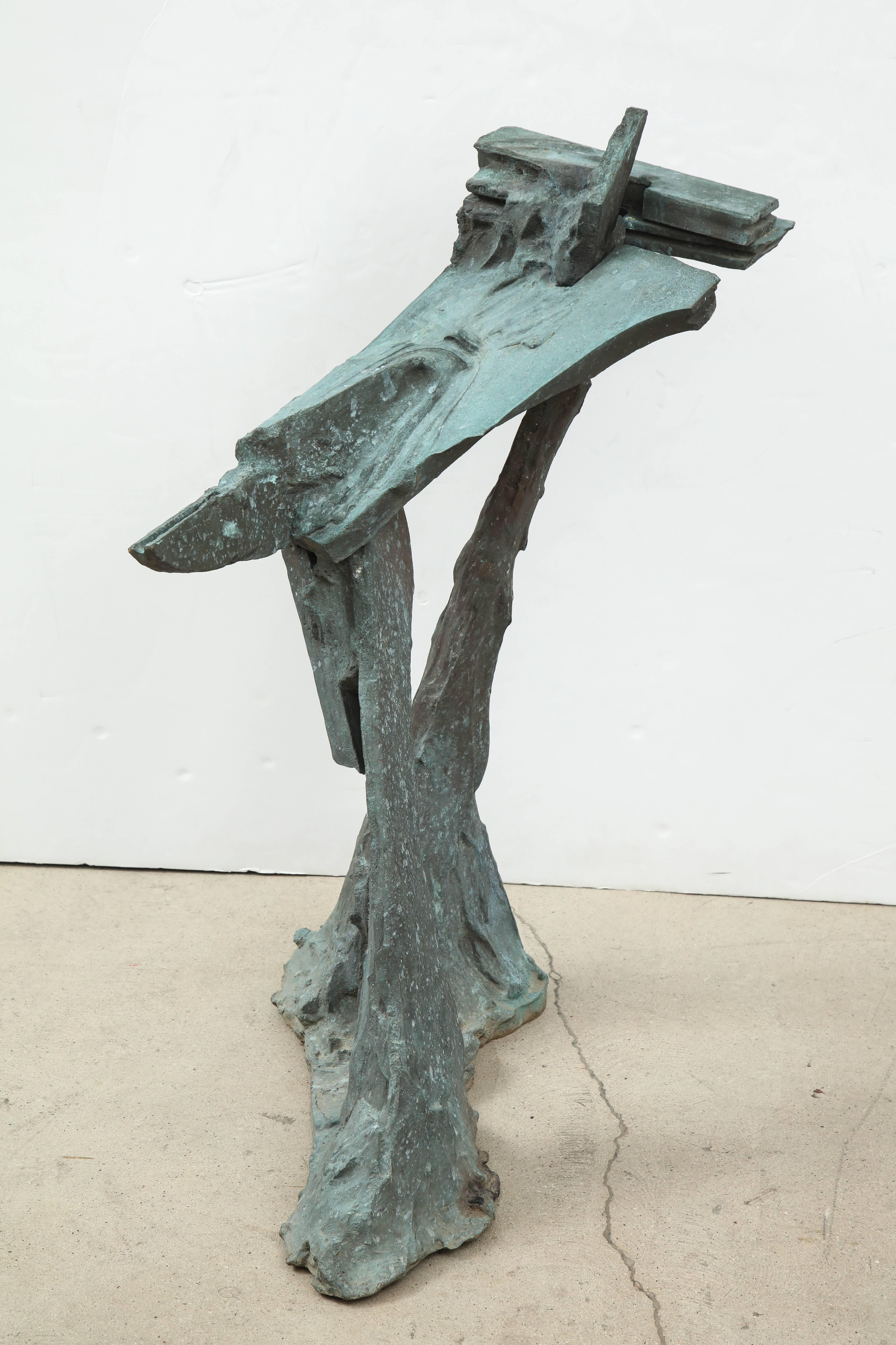 20th Century Abstract Bronze Sculpture For Sale