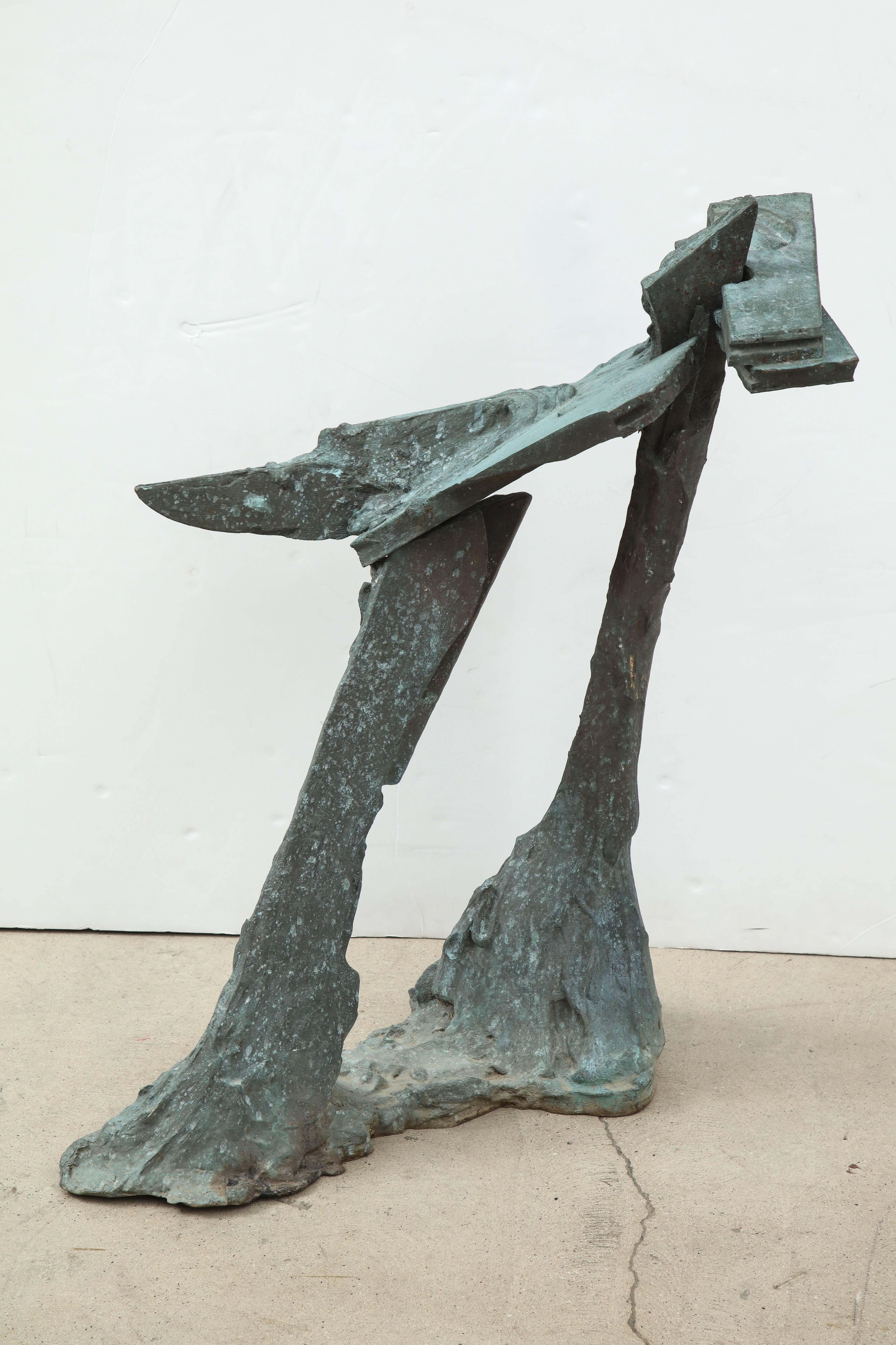 Abstract Bronze Sculpture For Sale 2