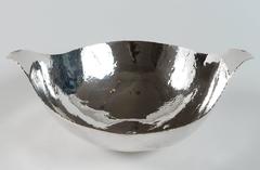 Hammered Silver Salad Bowl by Ben Caldwell