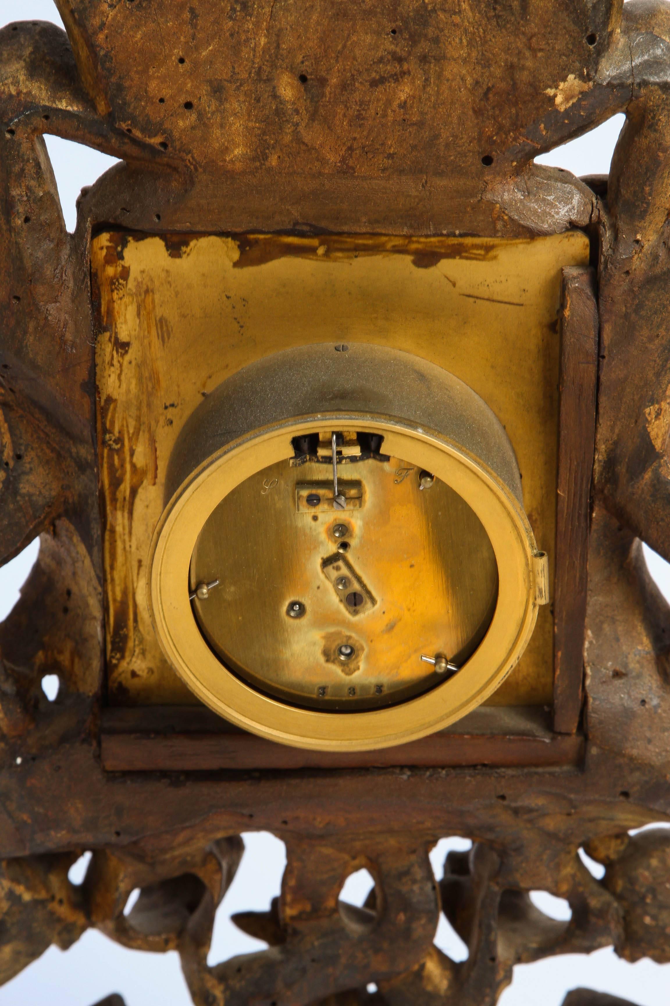 Paar italienische Uhren und Barometer aus dem 18. Jahrhundert im Angebot 2
