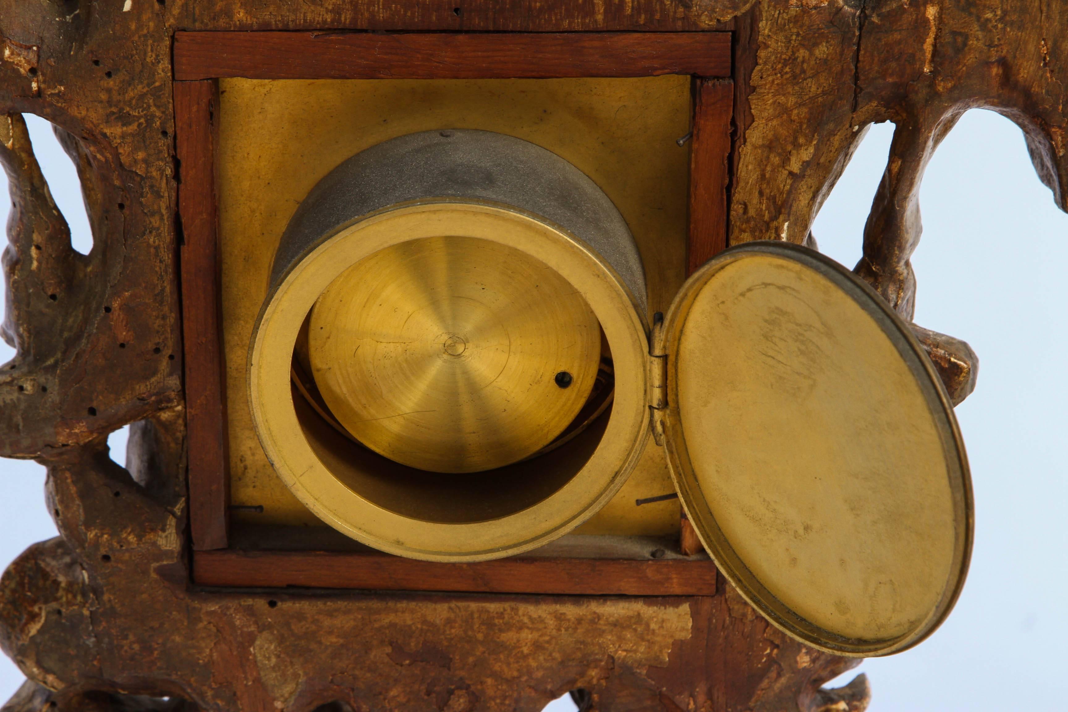 Pair of 18th century Italian Clock and Barometer For Sale 3