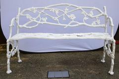 Cast Iron Floral Garden Bench