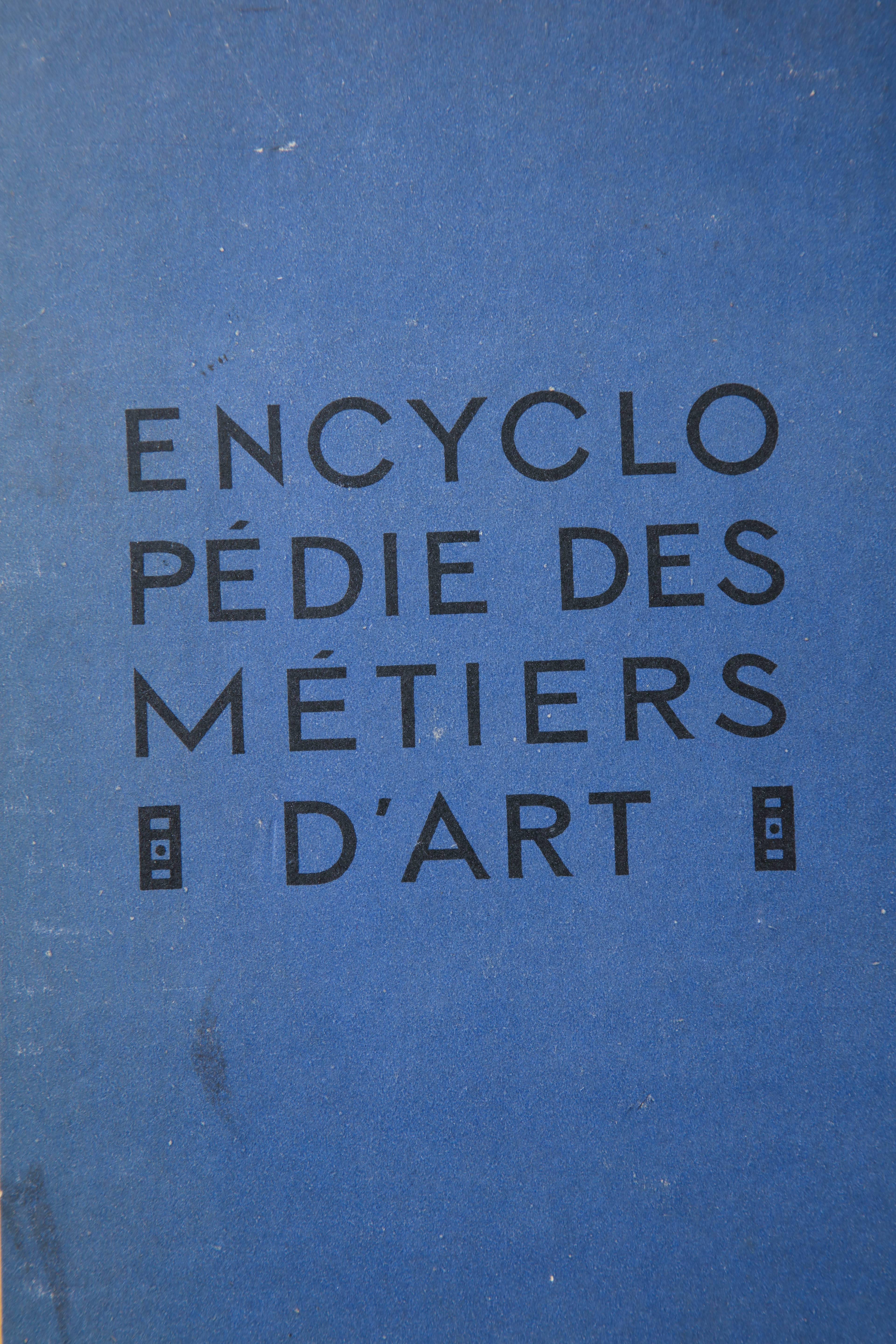 France, 1929
Published by Editions Albert Morance

100 plates (complete) 8 7/8'' wide by 10 5/8'' high
Includes posters, fabrics, bas-reliefs, book bindings, and interiors by leading designers of the day. 
Including, 
Plate #16 posters by A.