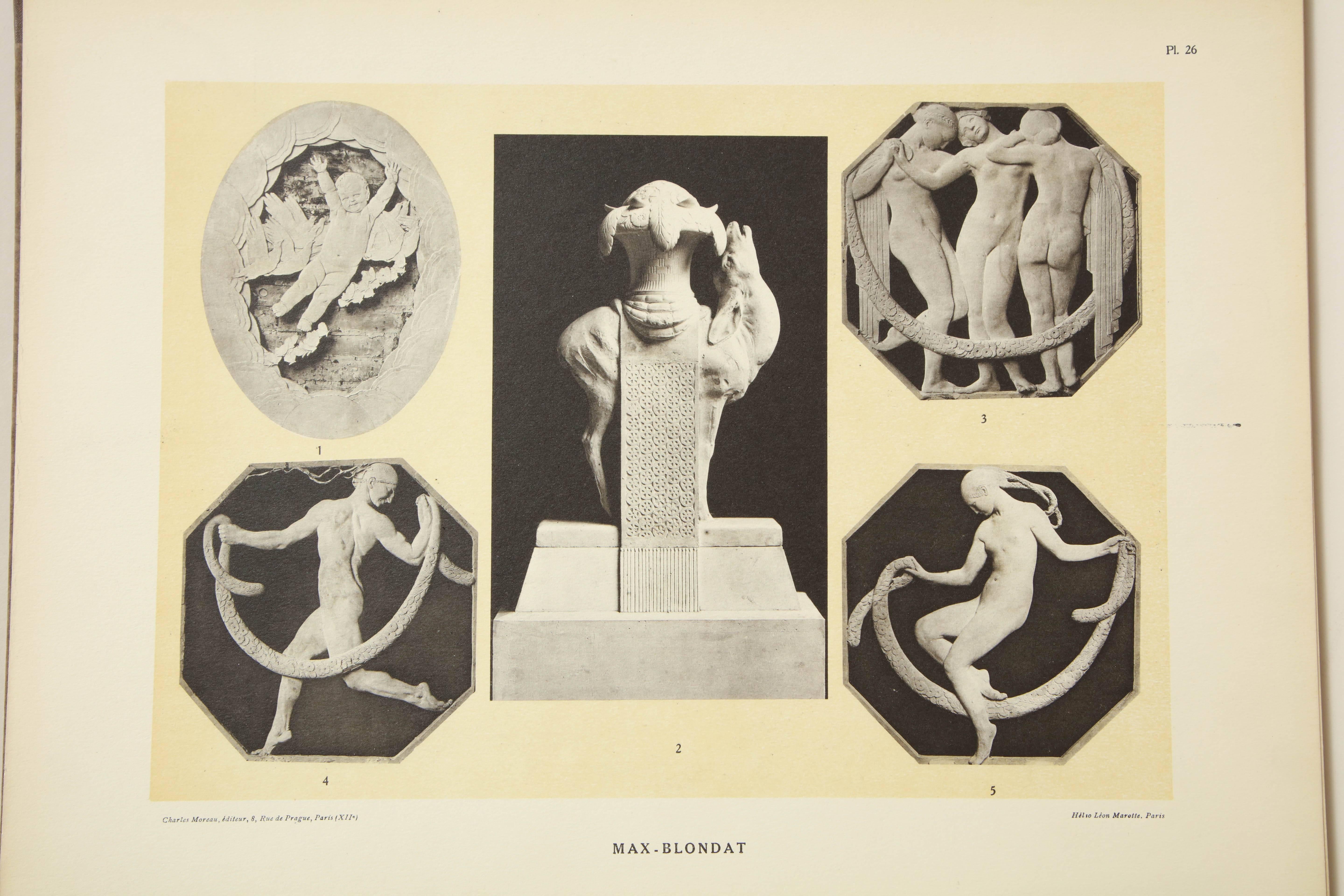 'La Sculpture Decorative Moderne 1ere Serie' by Henri Rapin For Sale 1