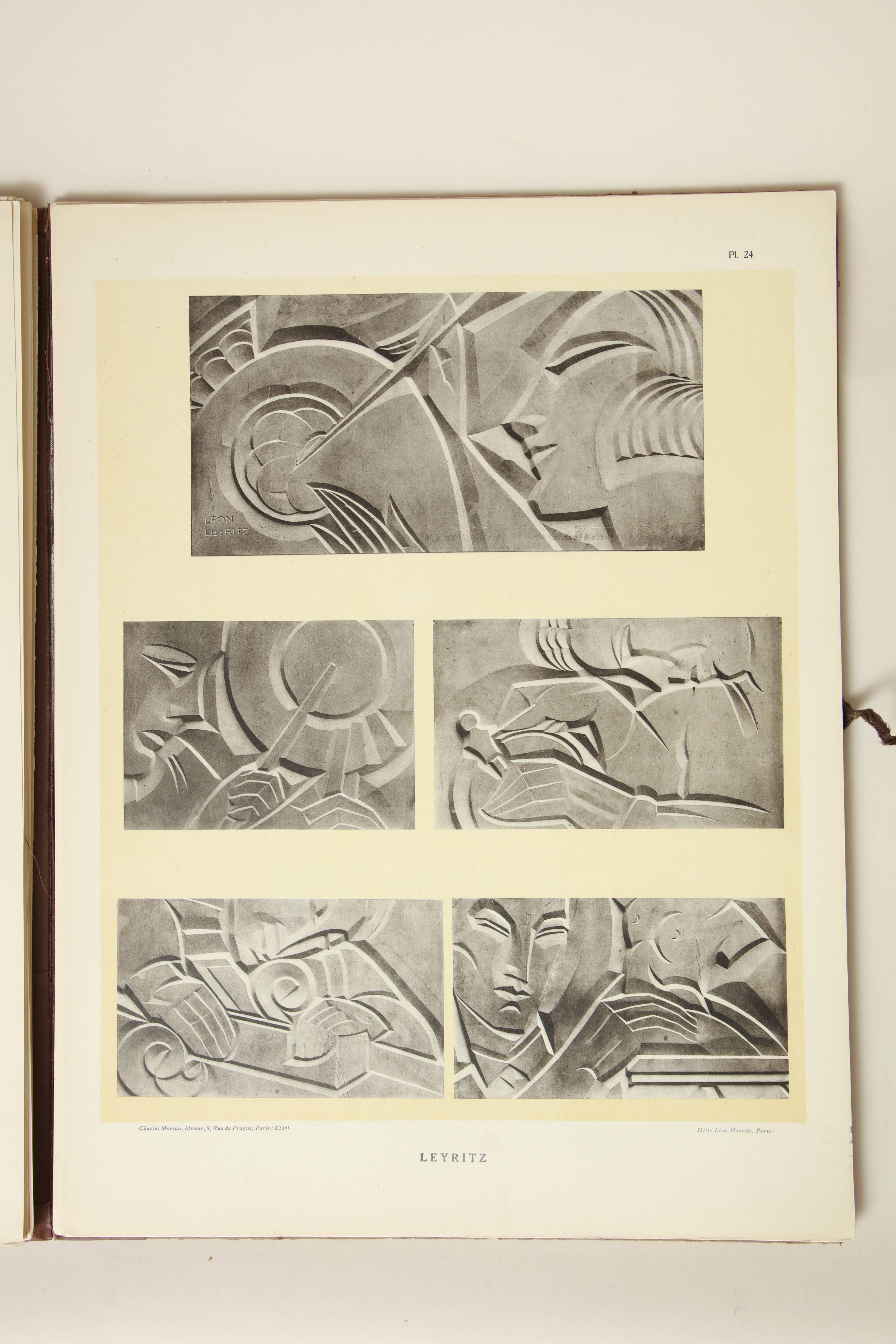 Paper 'La Sculpture Decorative Moderne 3eme Serie' by Henri Rapin For Sale
