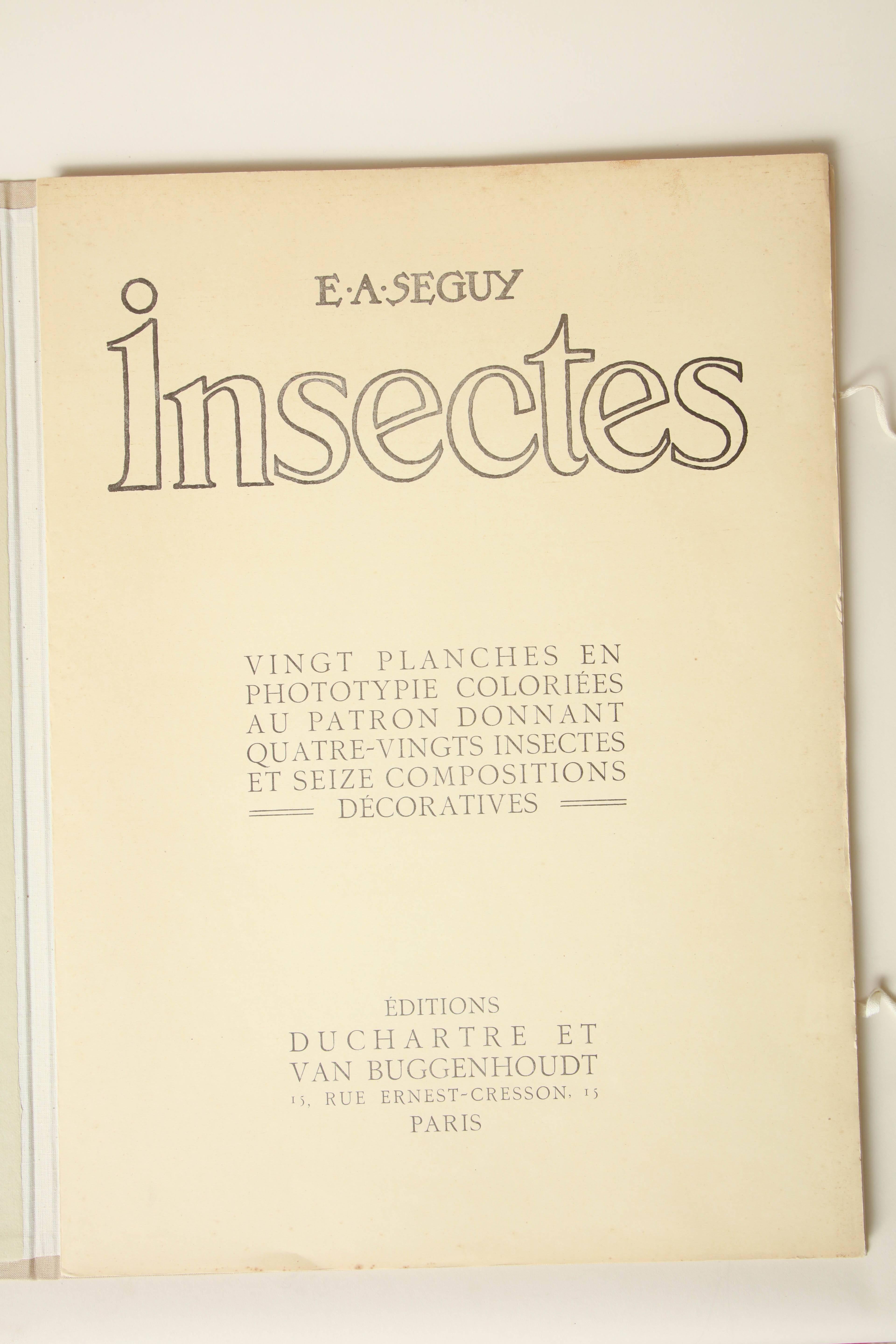 Art Deco 'Insectes' by E.A. Seguy
