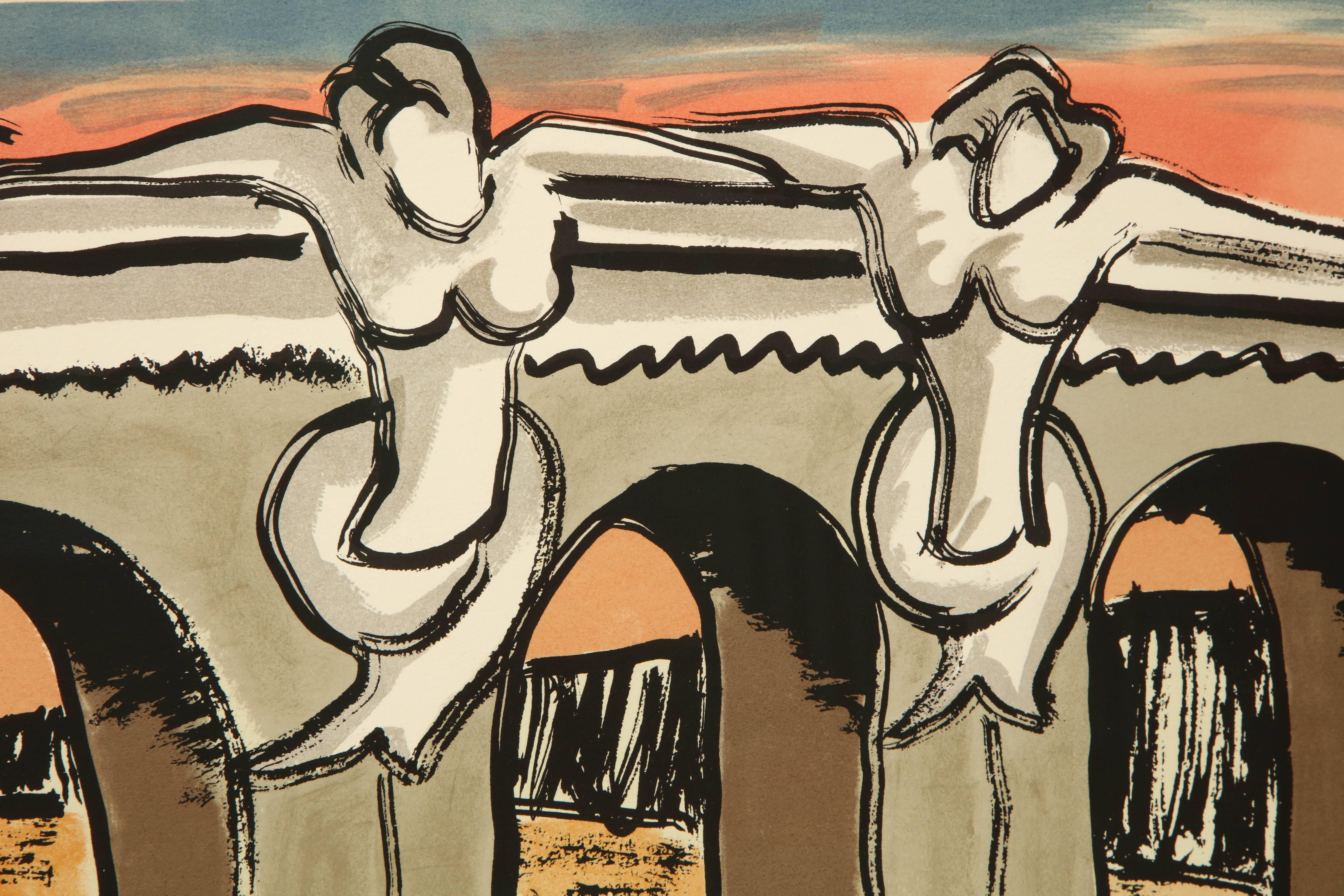 'Pont Neuf' 'Anselmino 6' by Man Ray In Excellent Condition For Sale In New York, NY