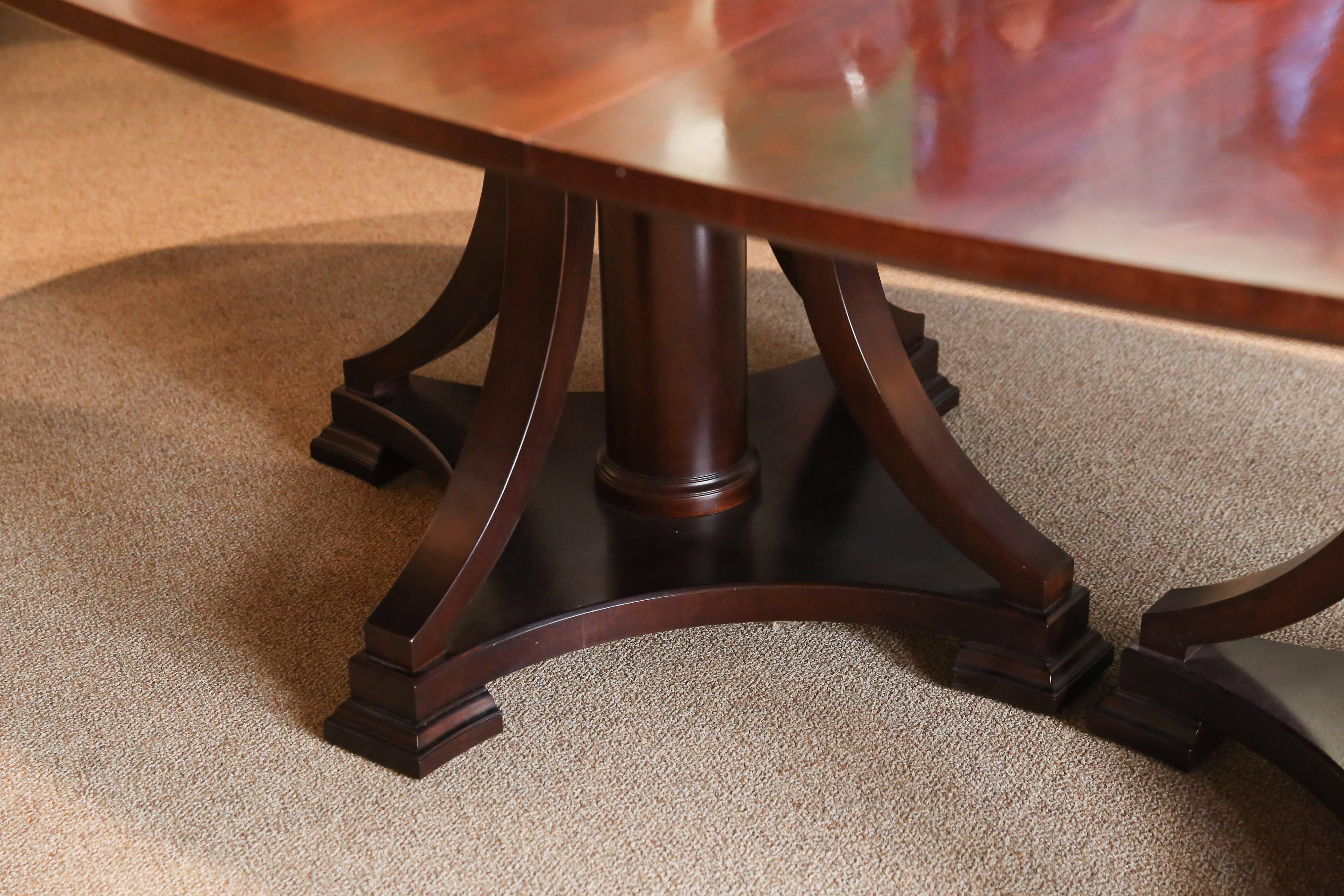 large oval dining tables