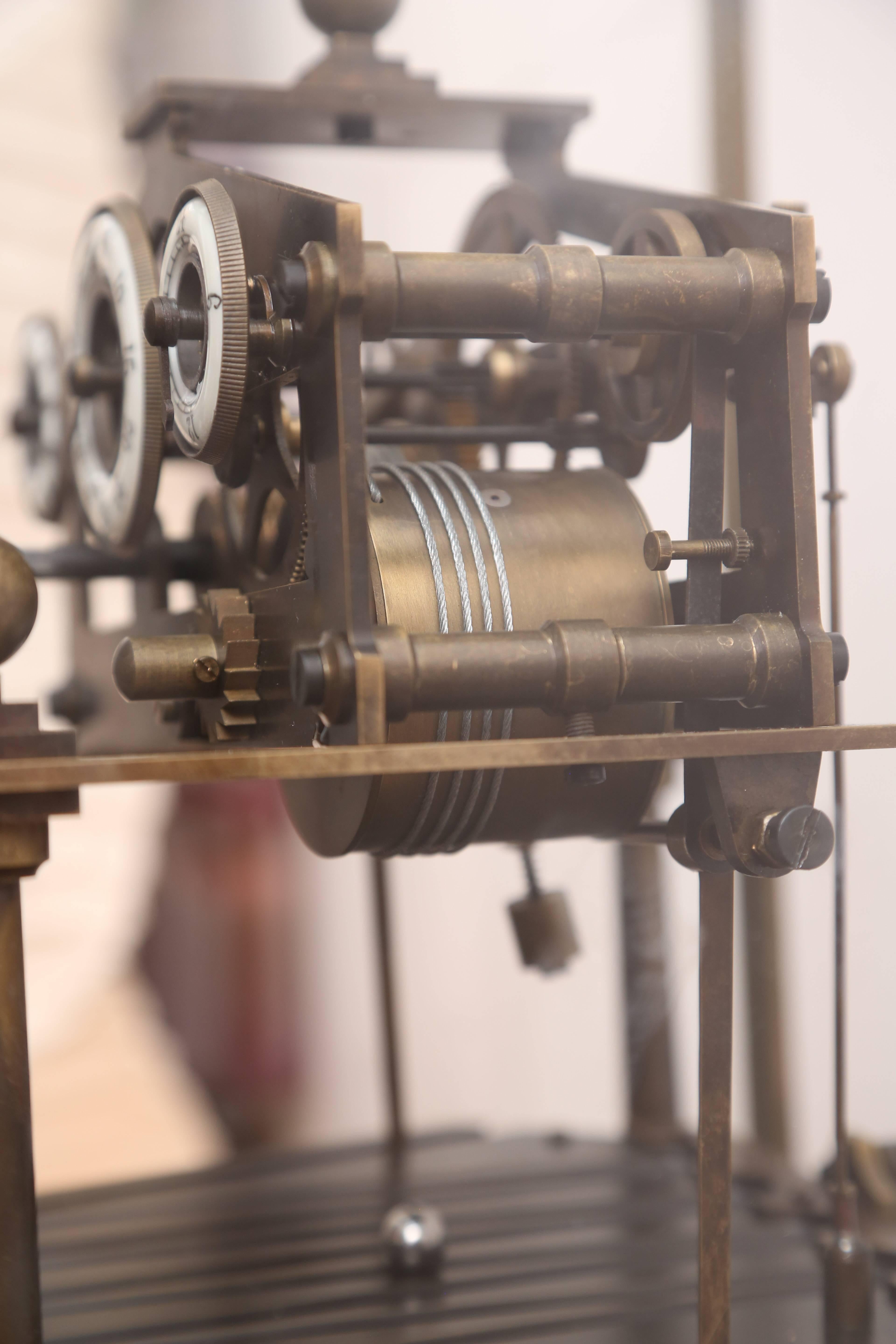 20th Century Vintage Congreve Style, Time Machine, Clock For Sale