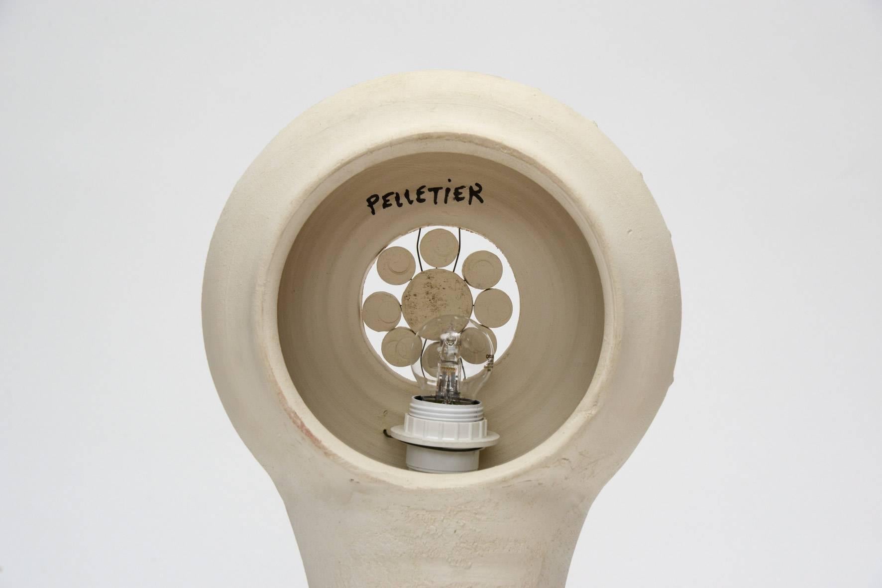 Late 20th Century Small Ceramic Table Lamp by Georges Pelletier