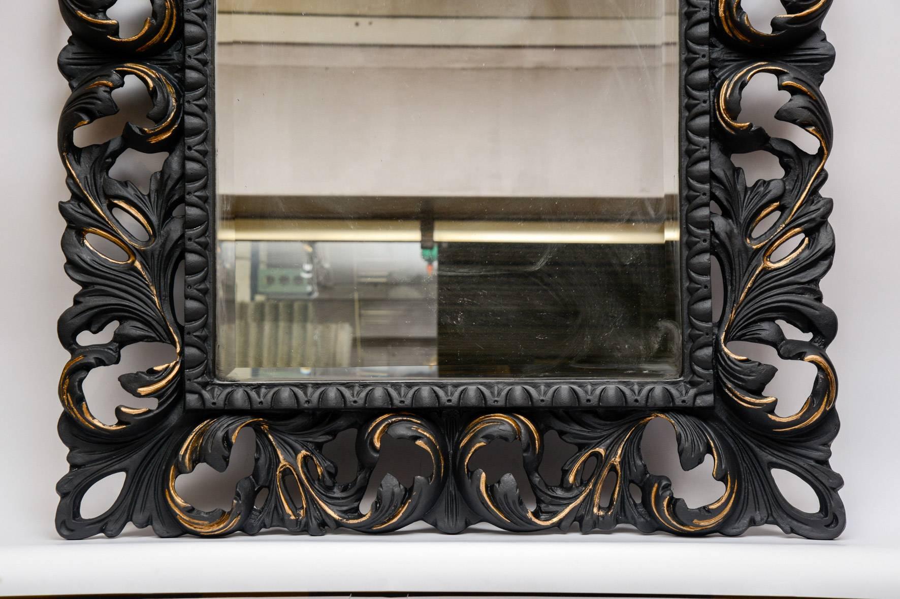 French Mirror Surrounding by Wood in the Style of Napoleon III For Sale