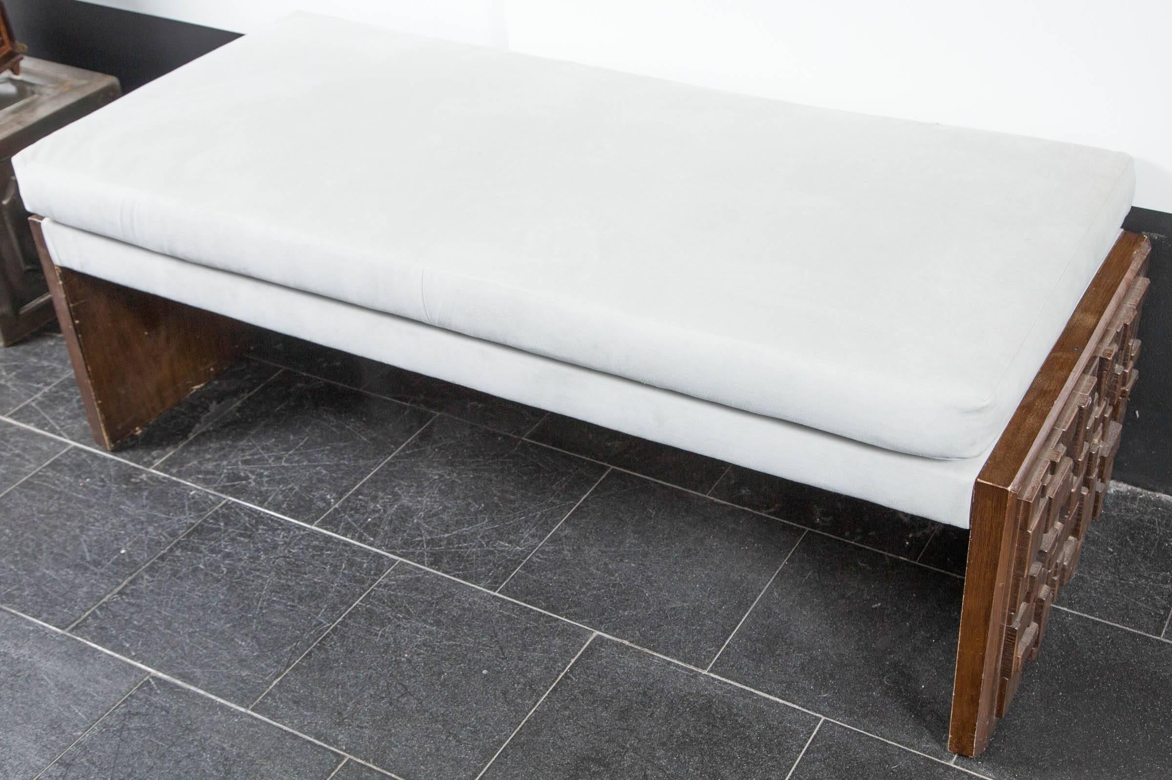20th Century Brutalist Style Bench For Sale