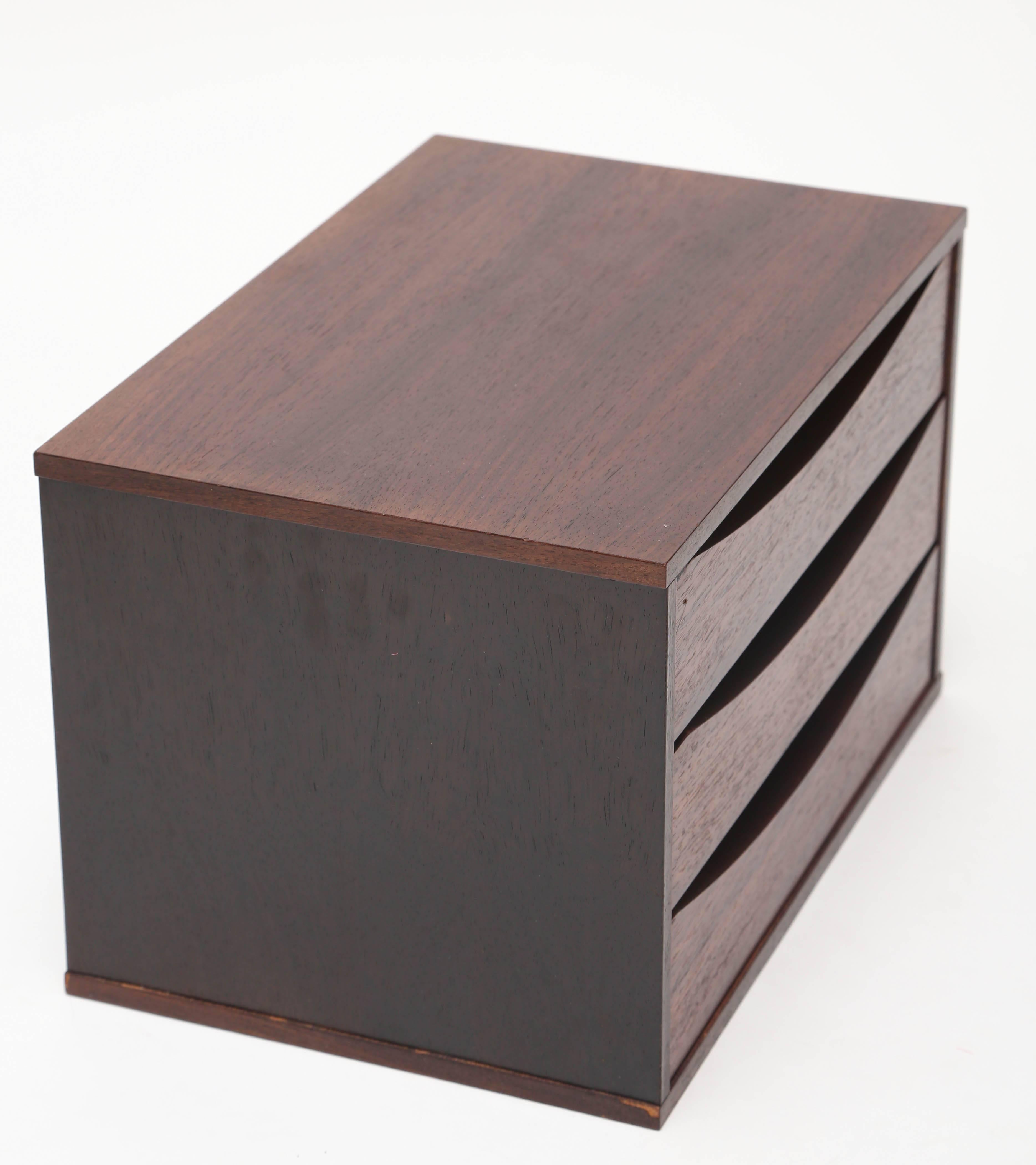 Danish Rosewood Desk Caddy 2