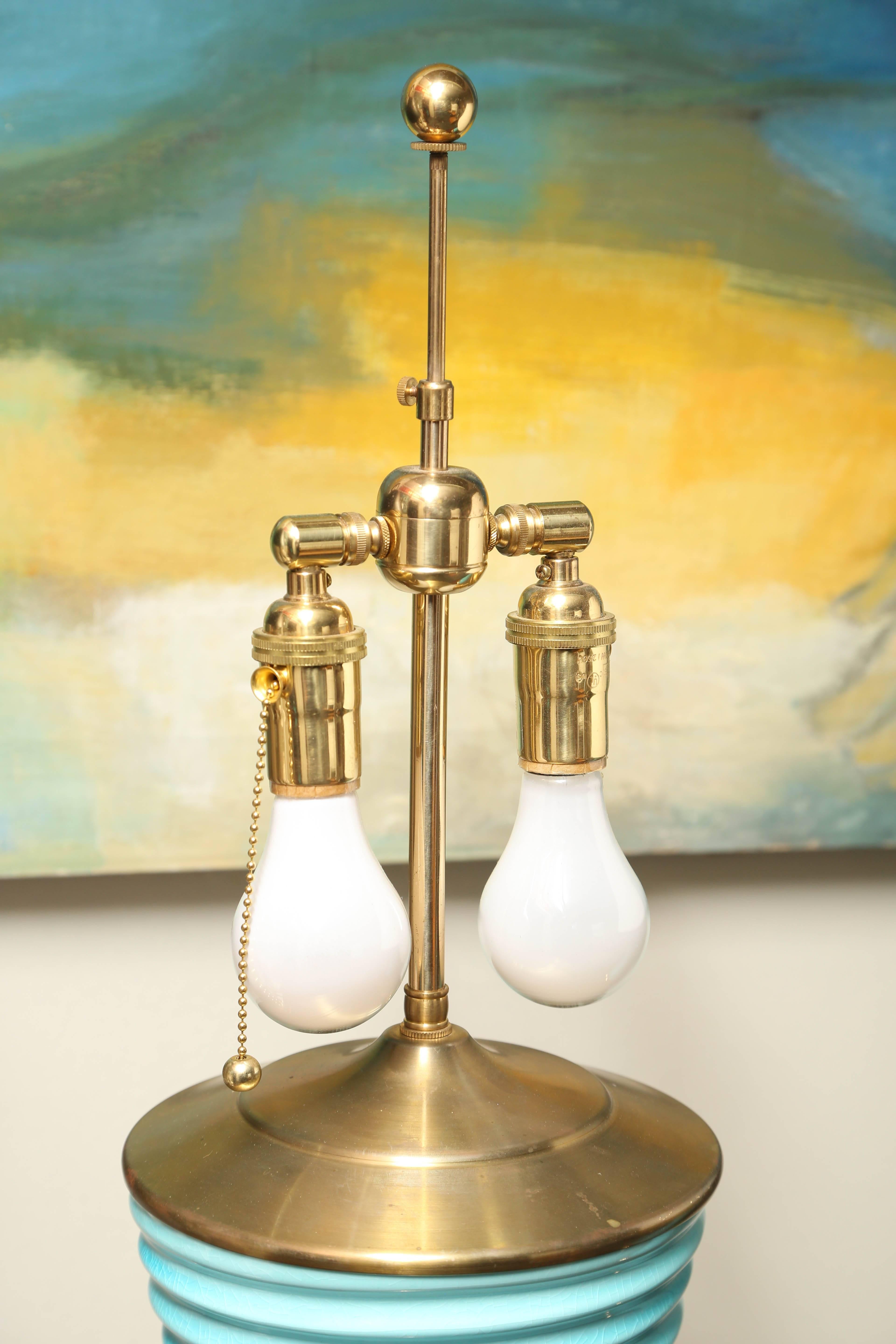 Contemporary Pair of Signed Christopher Spitzmiller Lamps