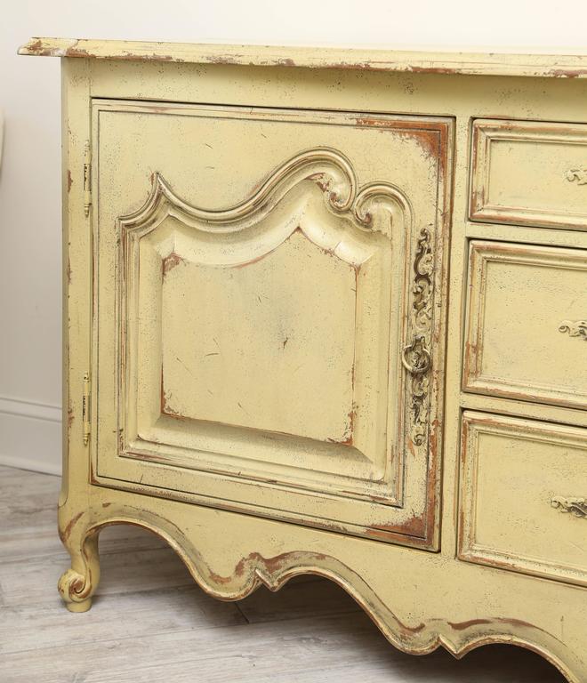 Country French Painted Cabinet by Habersham at 1stdibs