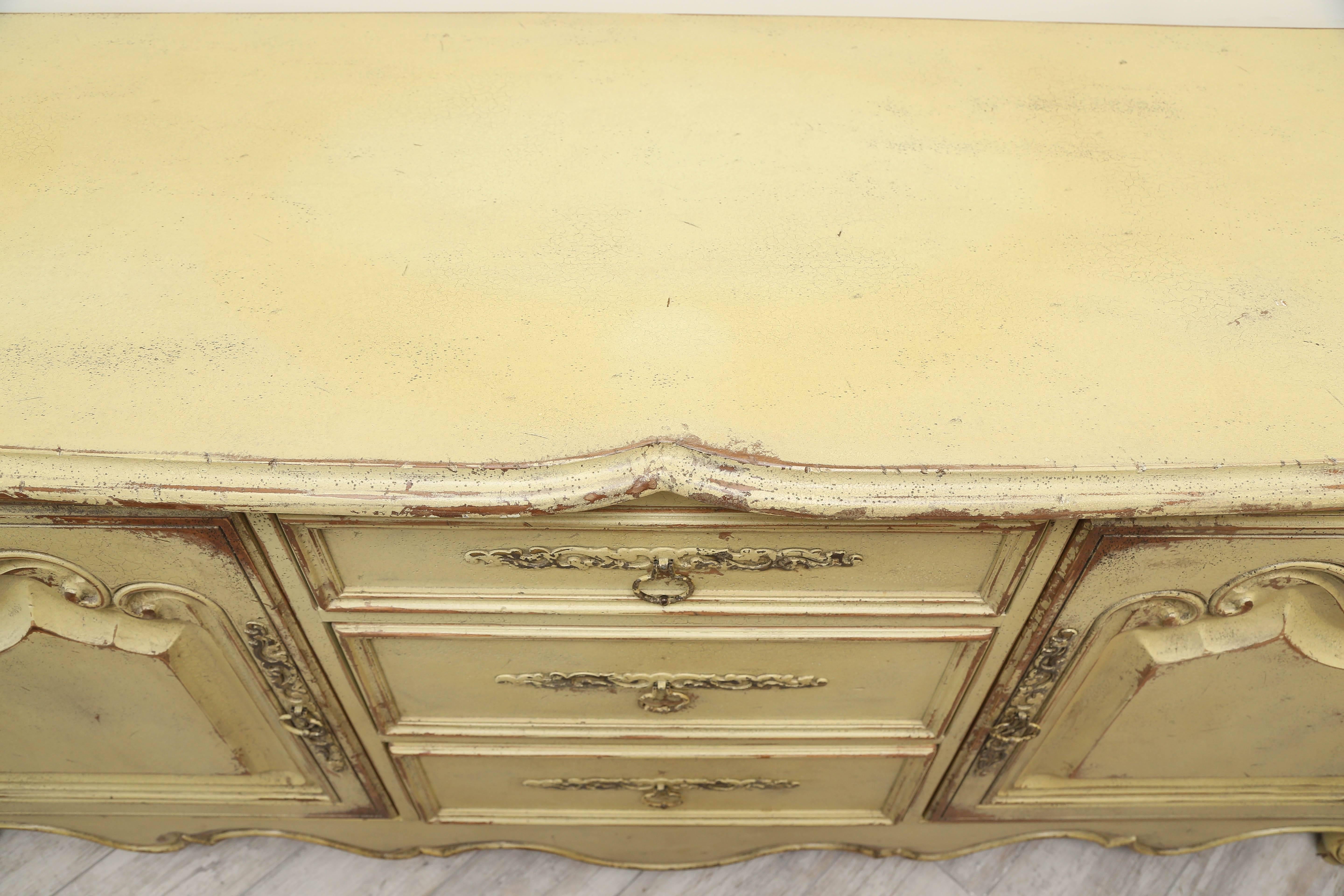 Country French Painted Cabinet by Habersham 2