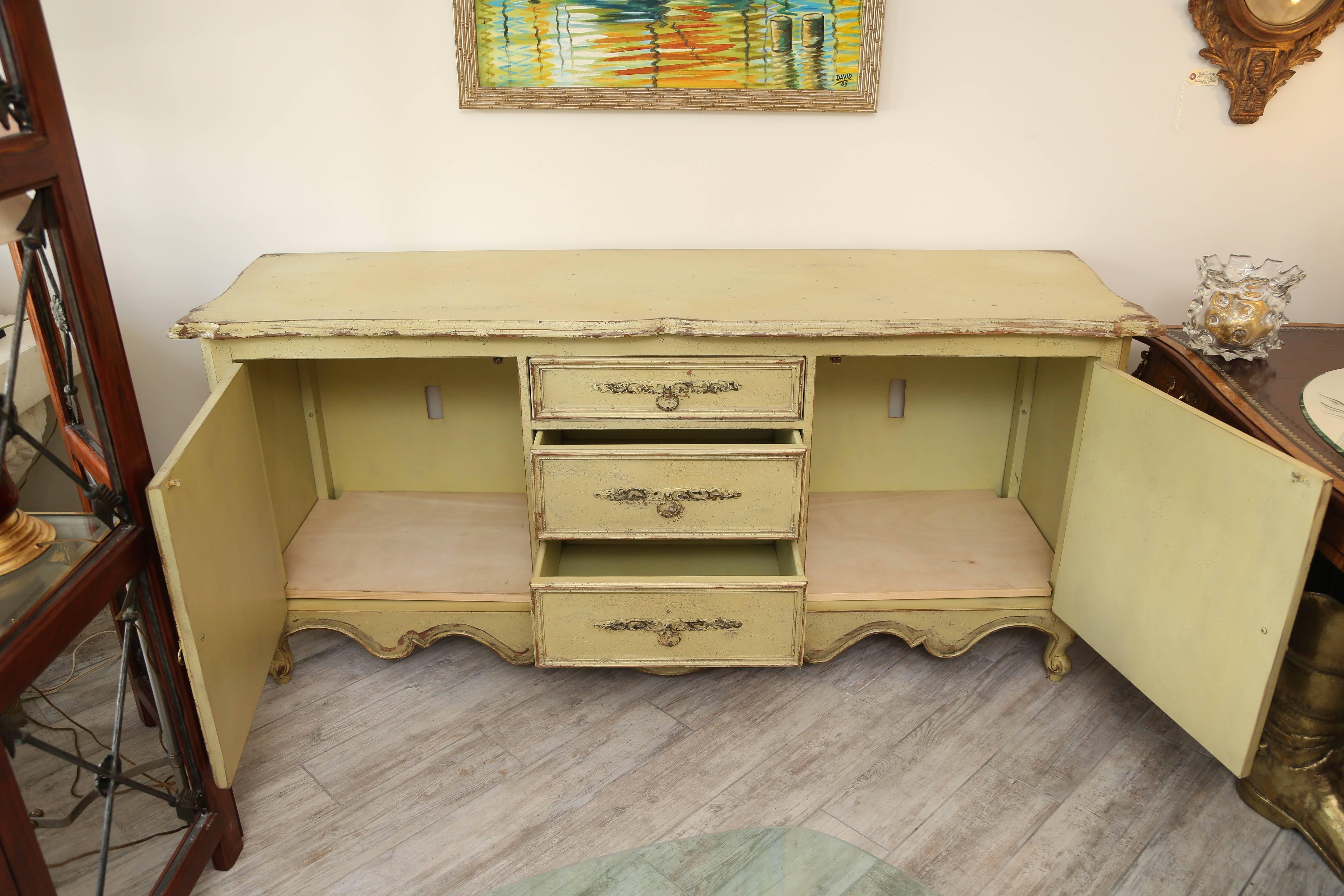 Country French Painted Cabinet by Habersham 3