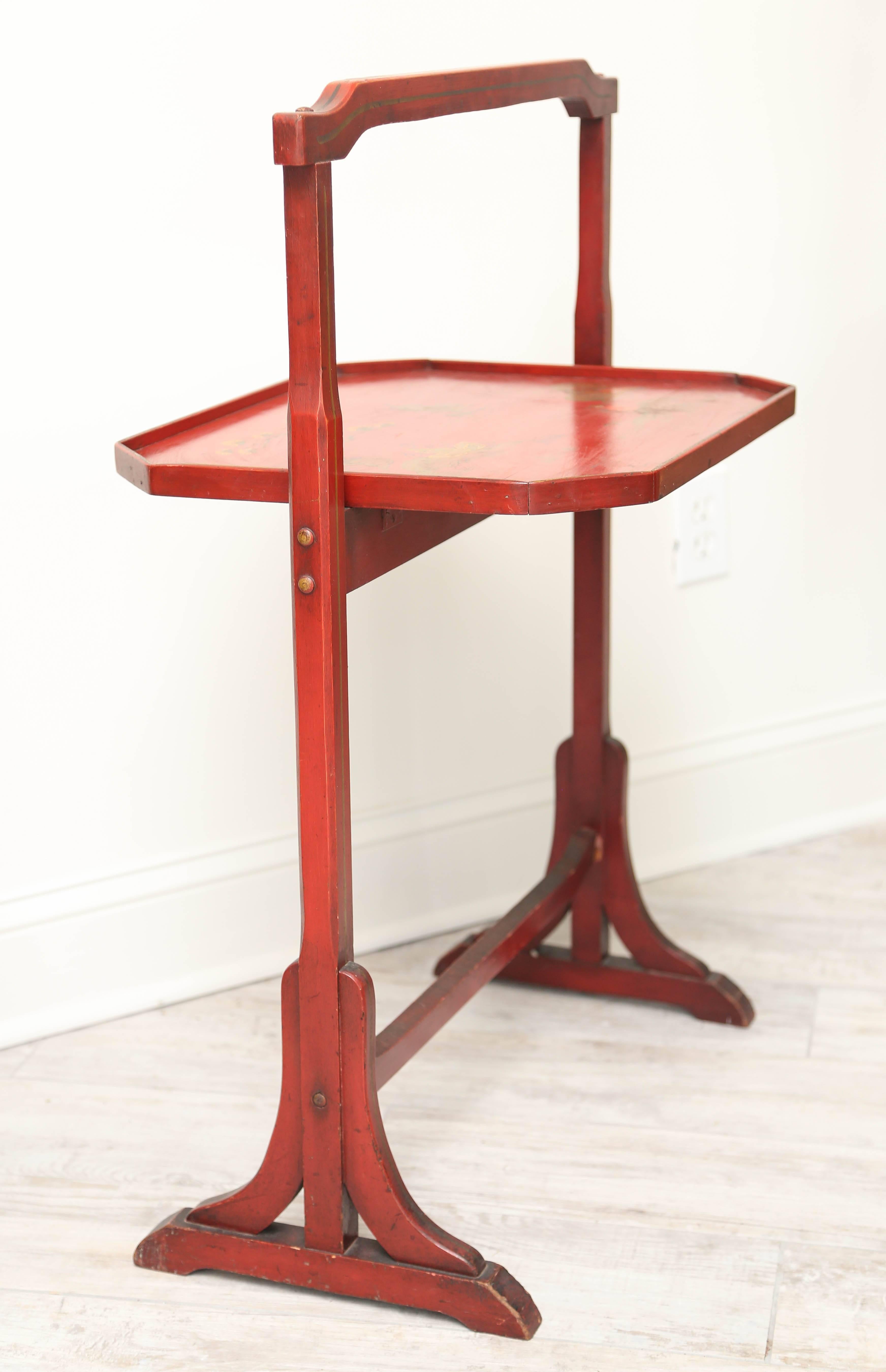 Folding Chinoiserie Tray Table 1