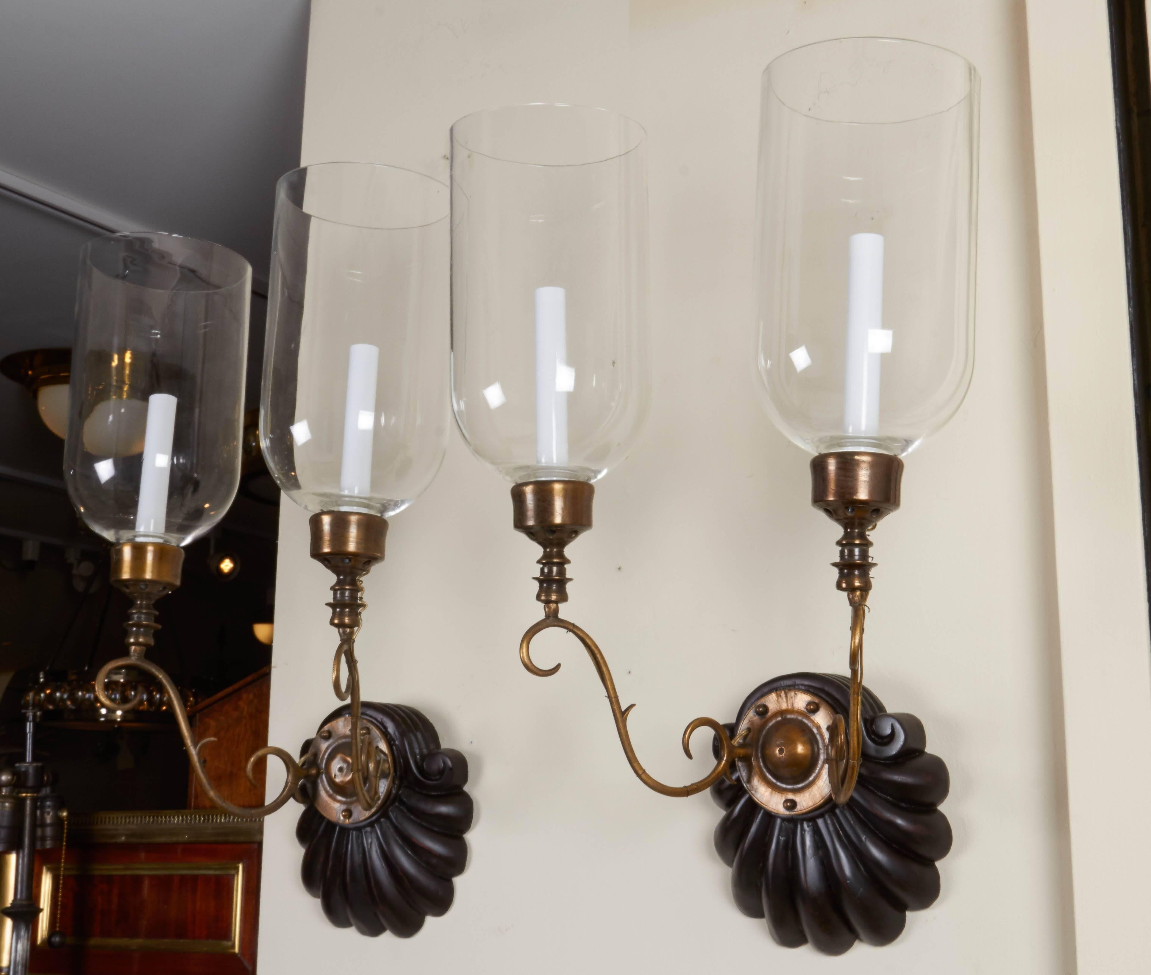 Pair of Anglo Indian Two-Light Sconces 1