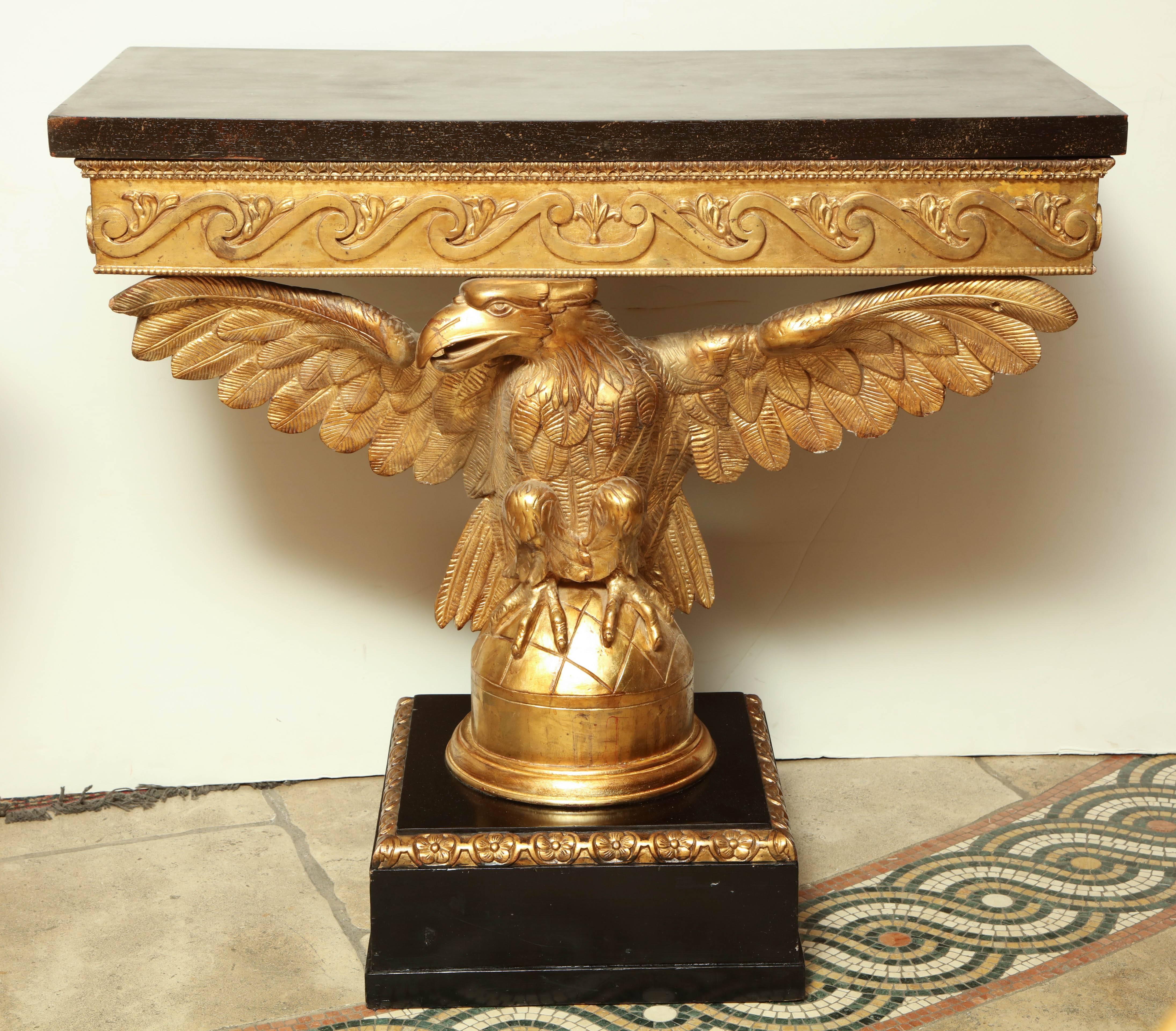 Great Britain (UK) Pair of George II Carved Eagle Consoles