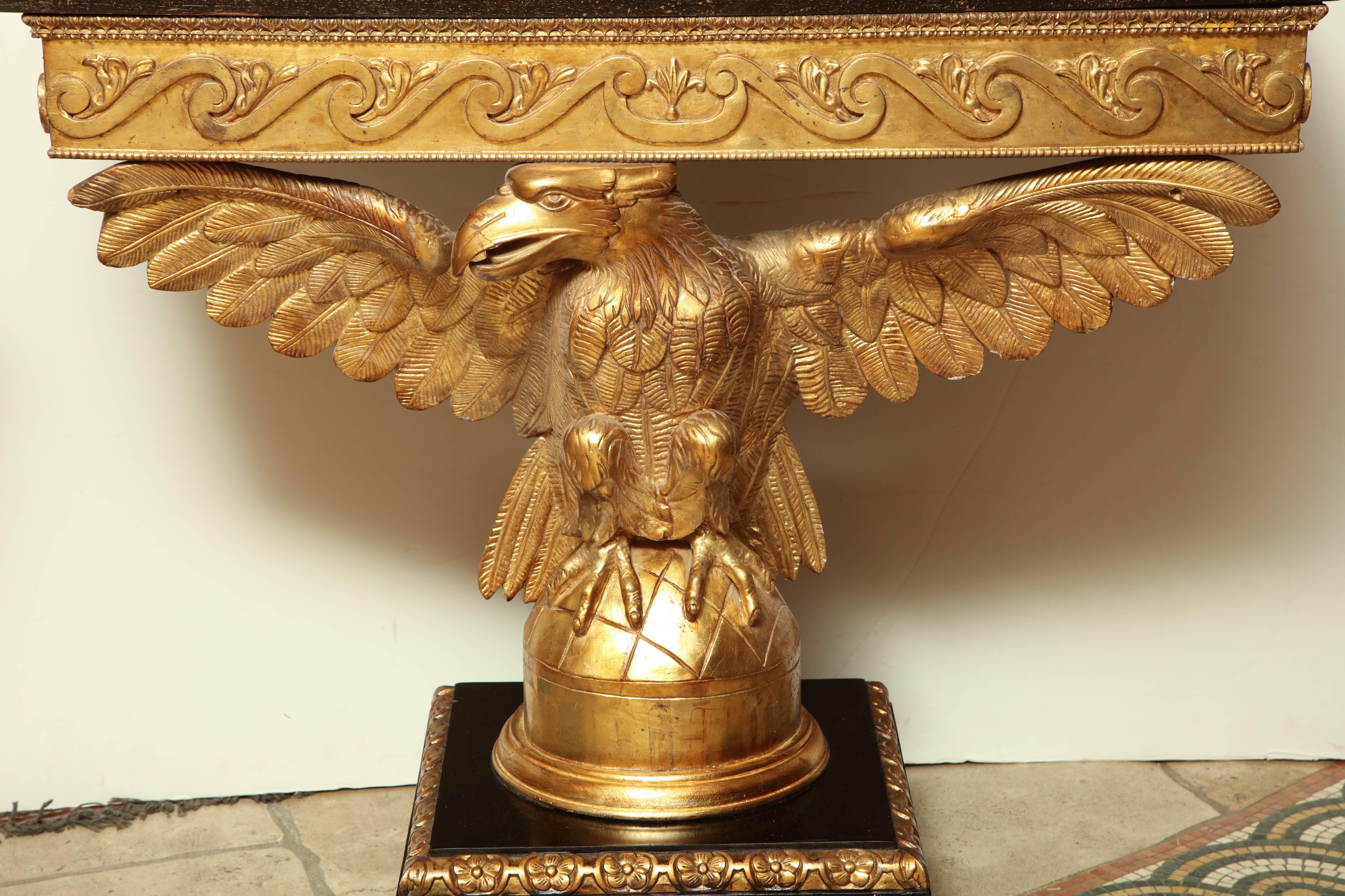 Pair of George II Carved Eagle Consoles 2