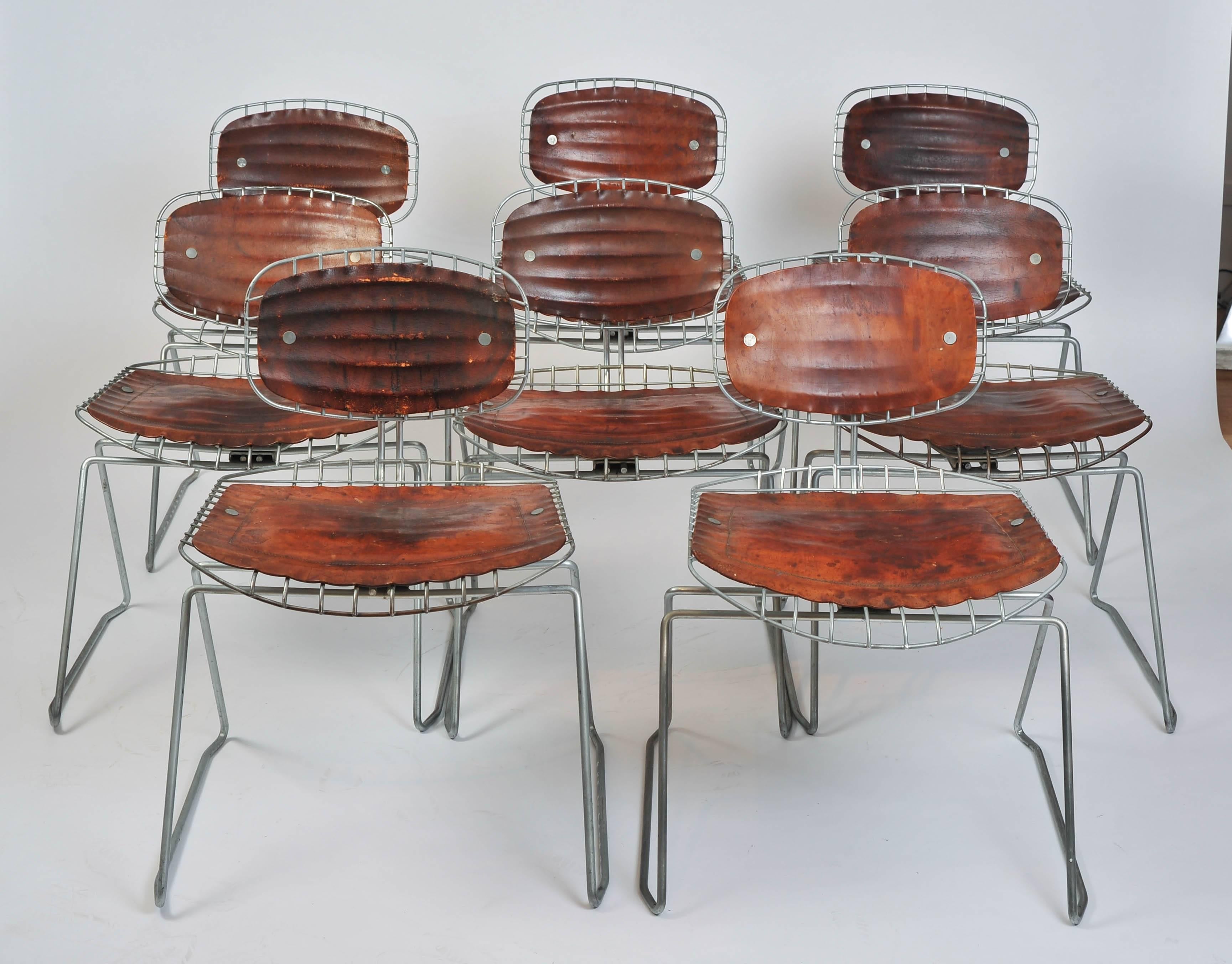 20th Century Beaubourg Chairs from the Pompidou Centre, Set of Eight