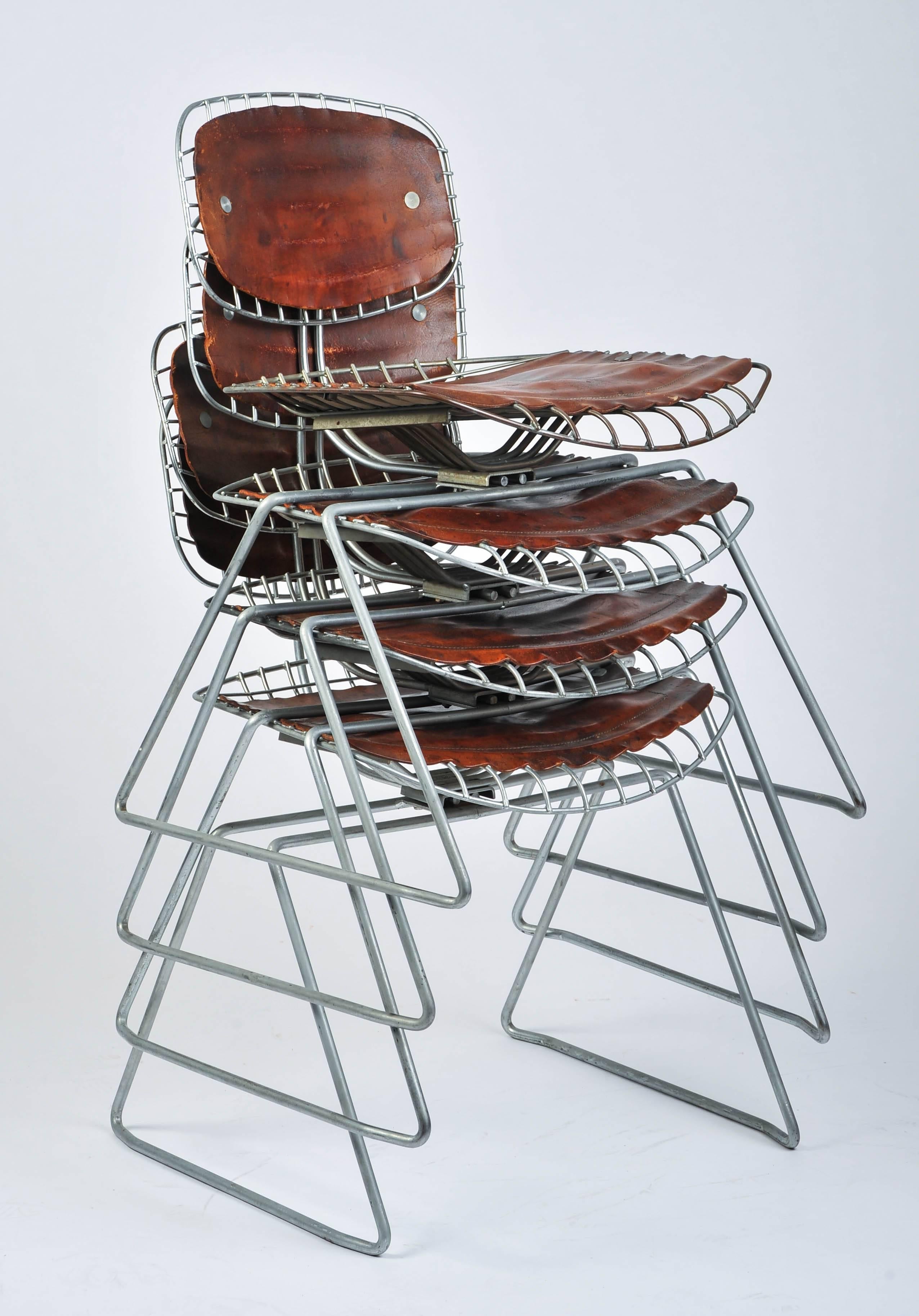 Beaubourg Chairs from the Pompidou Centre, Set of Eight 1