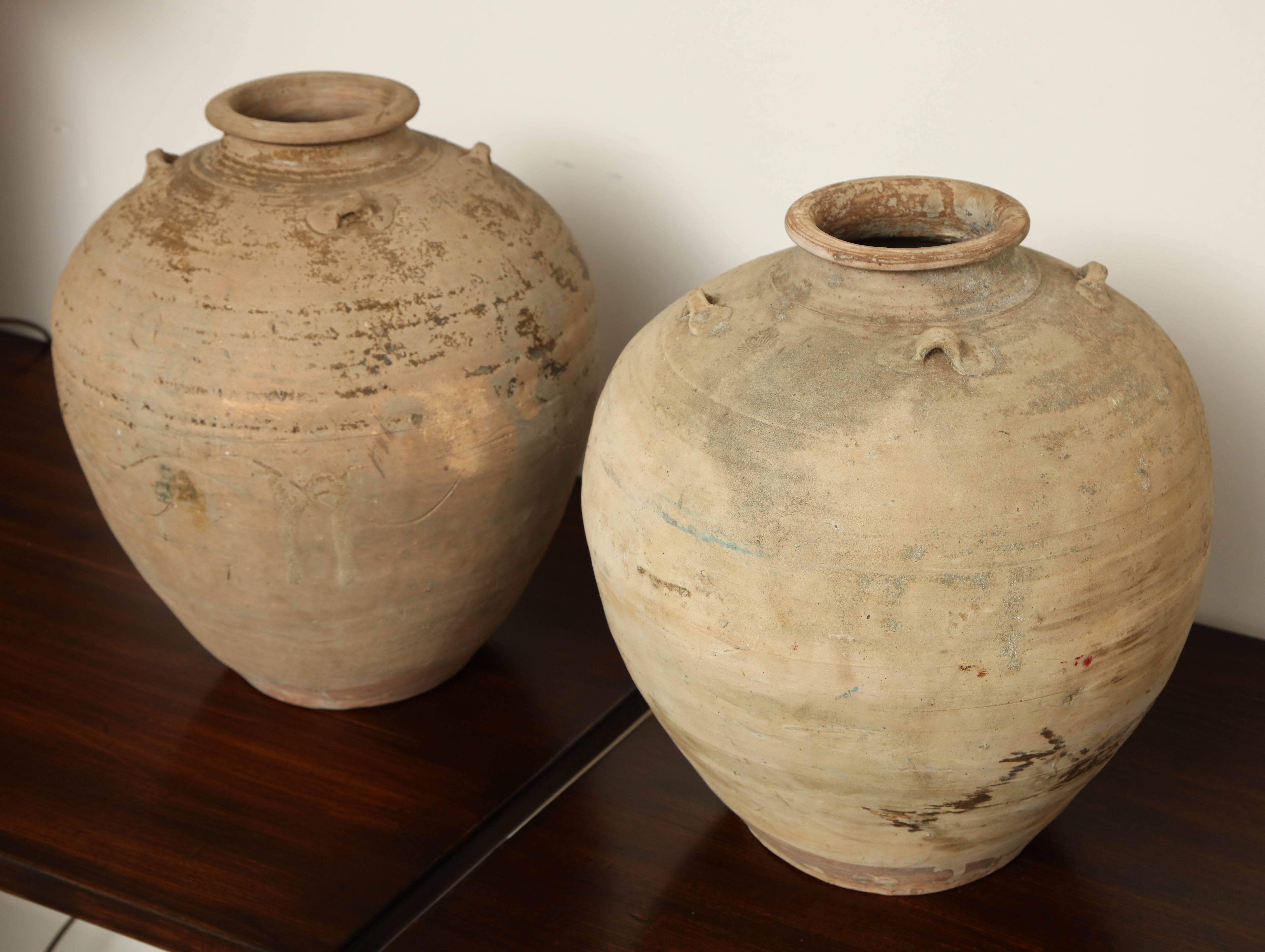 Pair of Early 20th Century Terracotta Vases, Indonesia 2