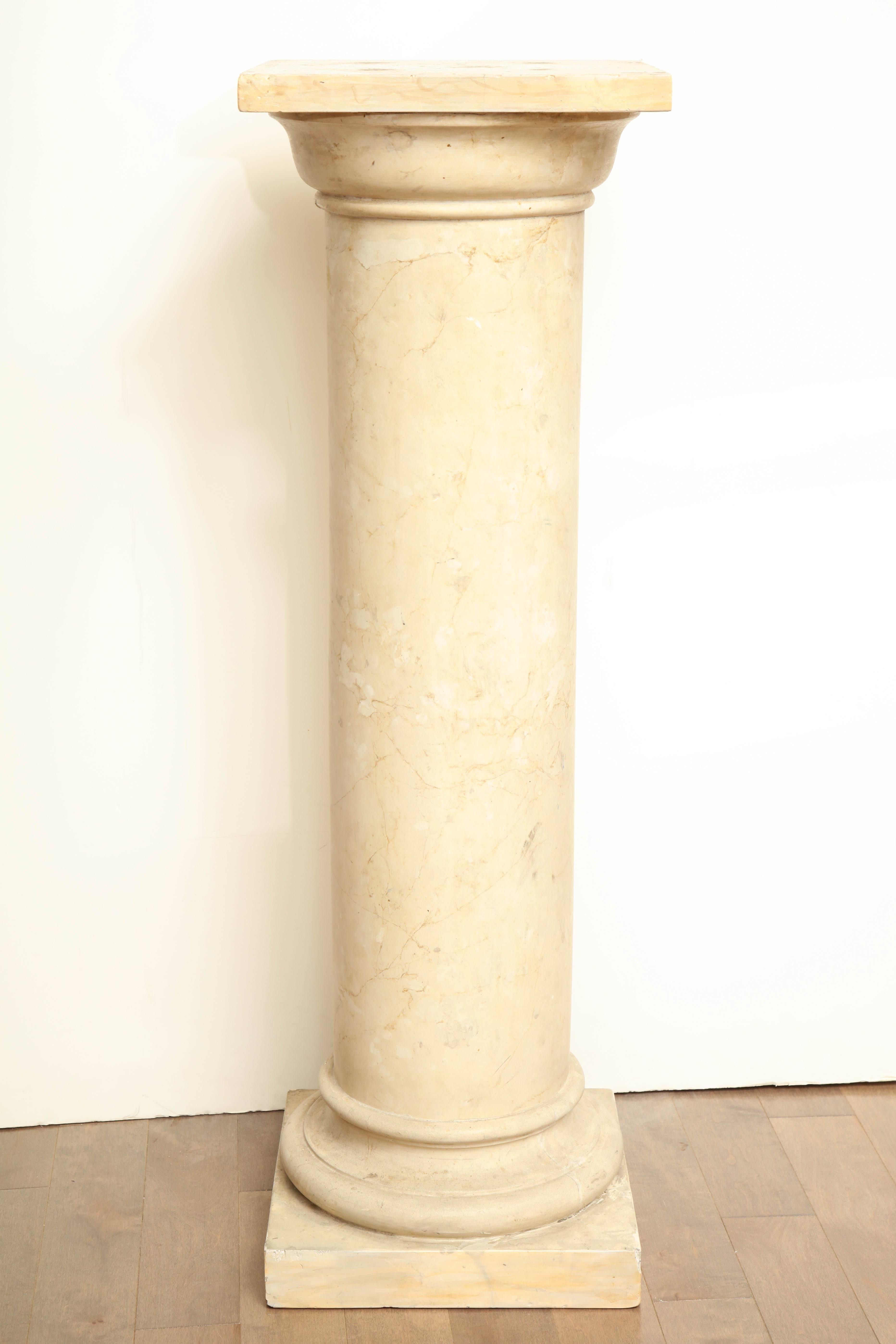 Early 20th century English, composition, classical column.
