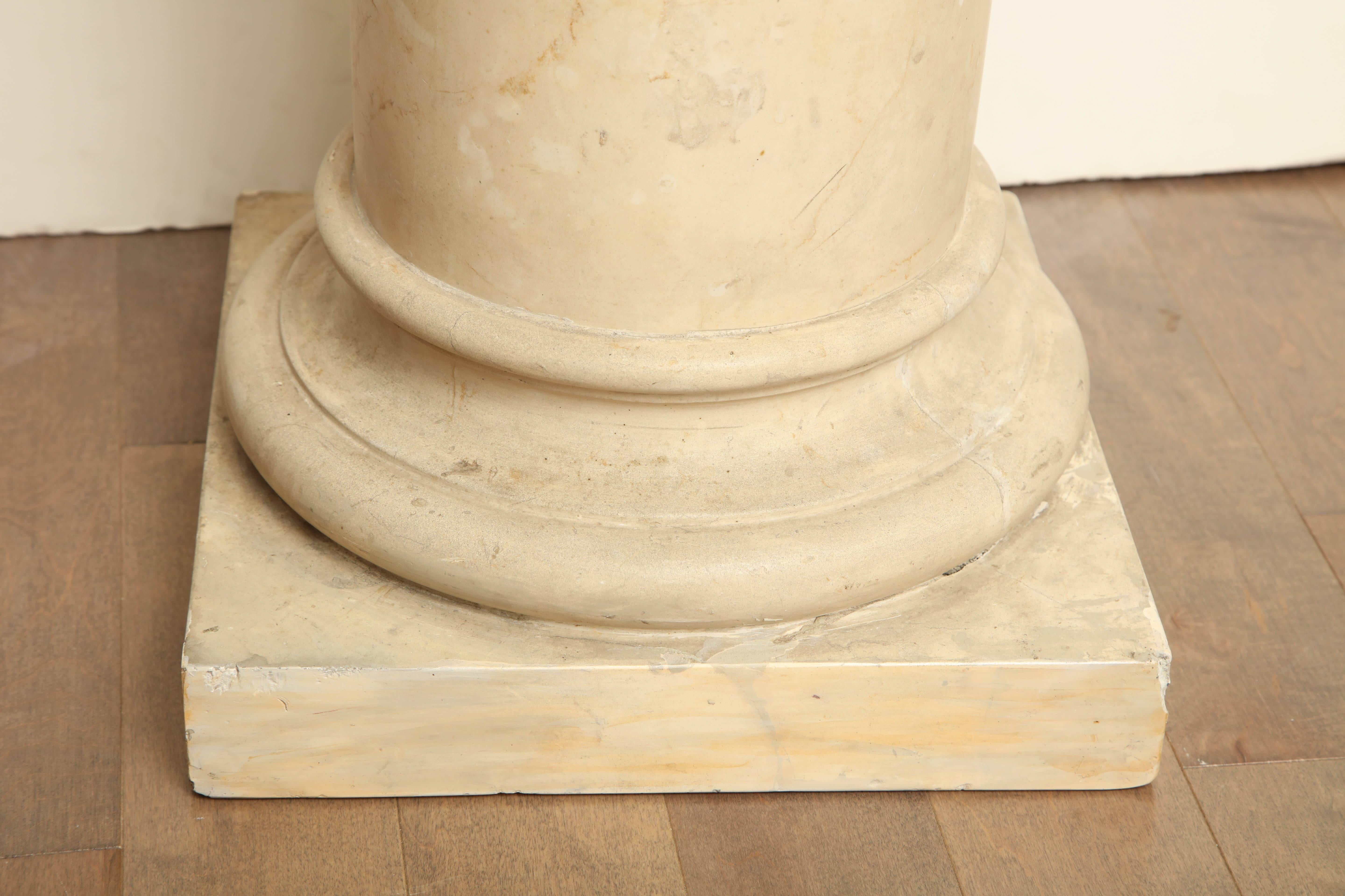 Early 20th Century English, Composition, Classical Column For Sale 1
