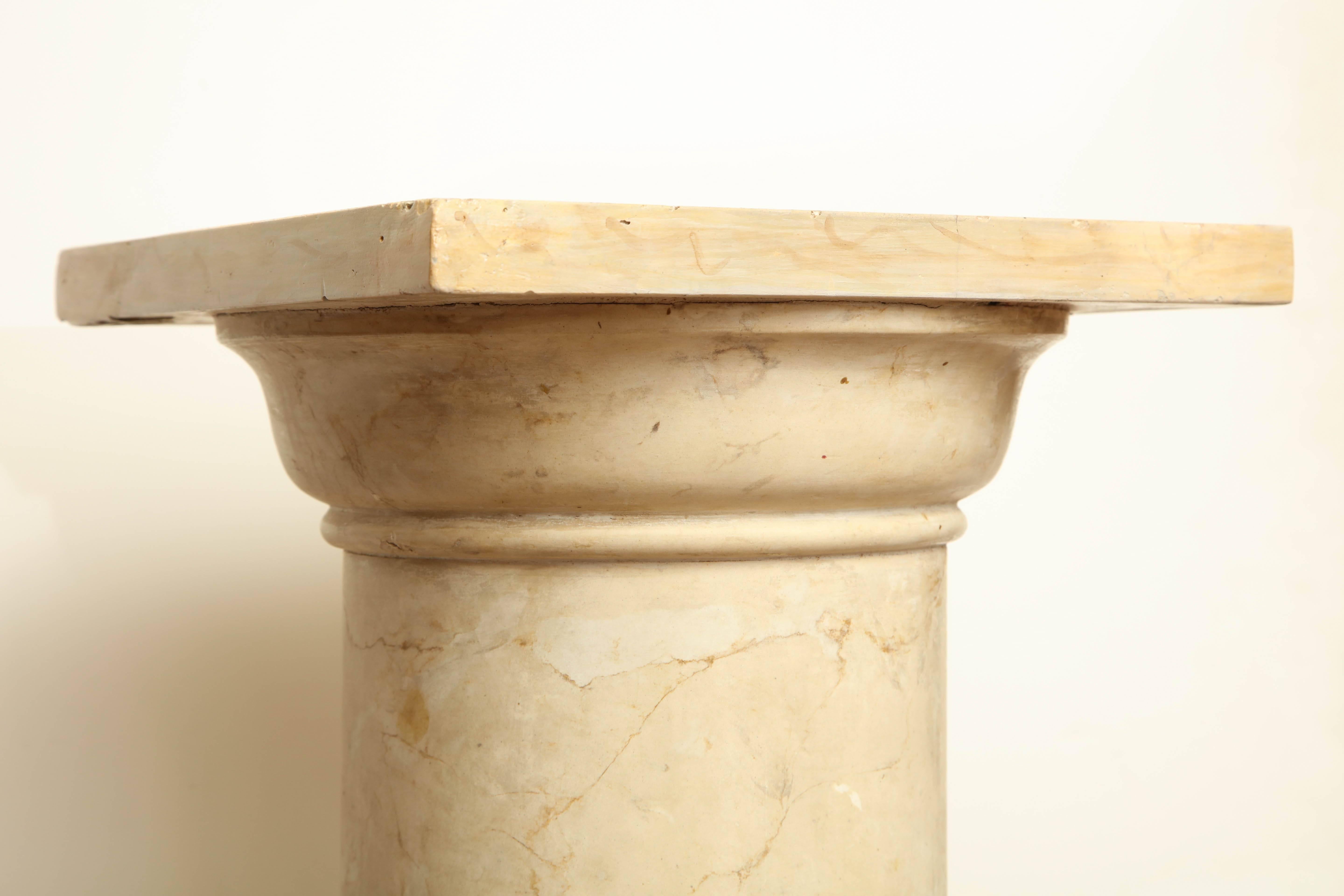 Early 20th Century English, Composition, Classical Column For Sale 3