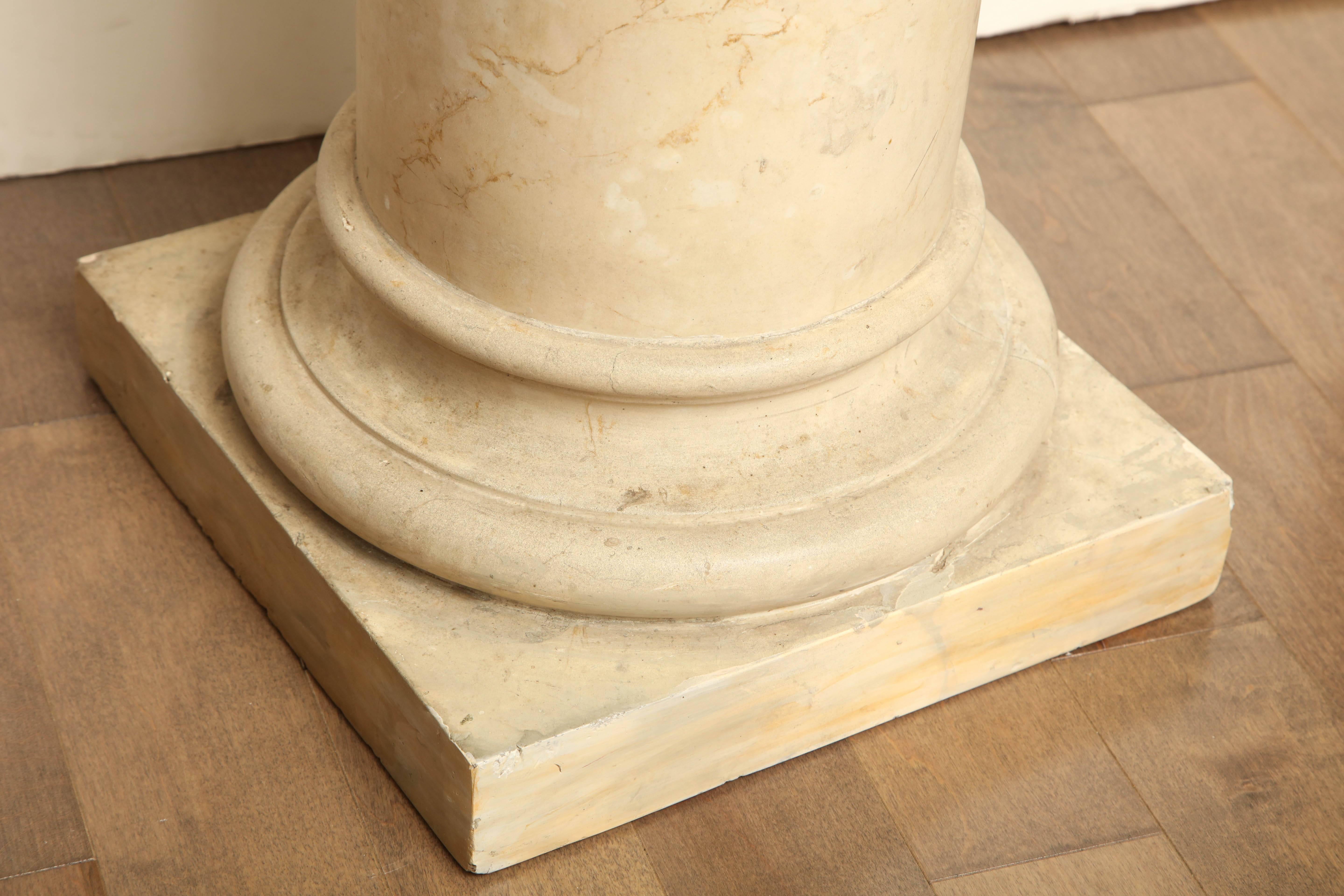 Early 20th Century English, Composition, Classical Column For Sale 4