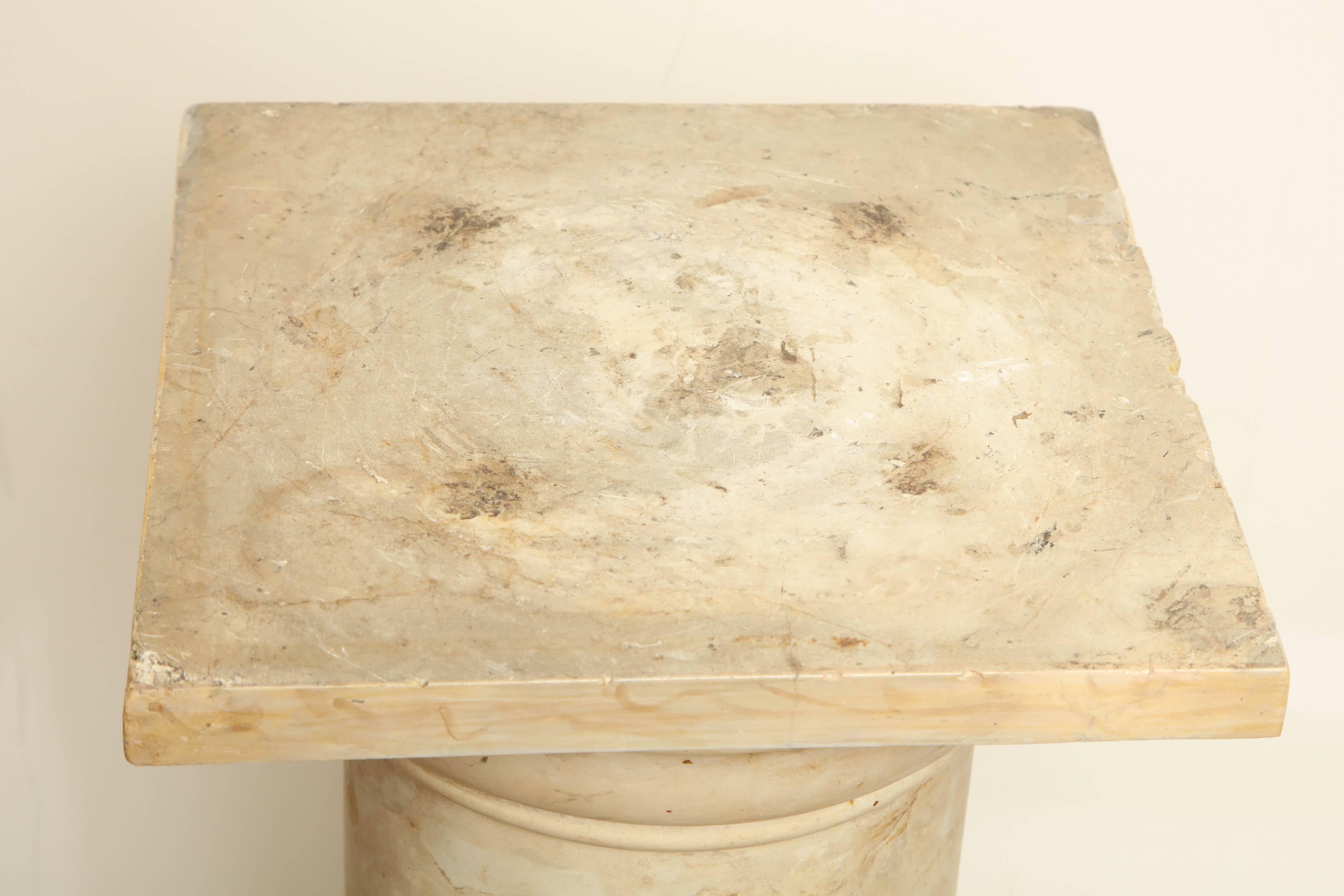 Early 20th Century English, Composition, Classical Column For Sale 5
