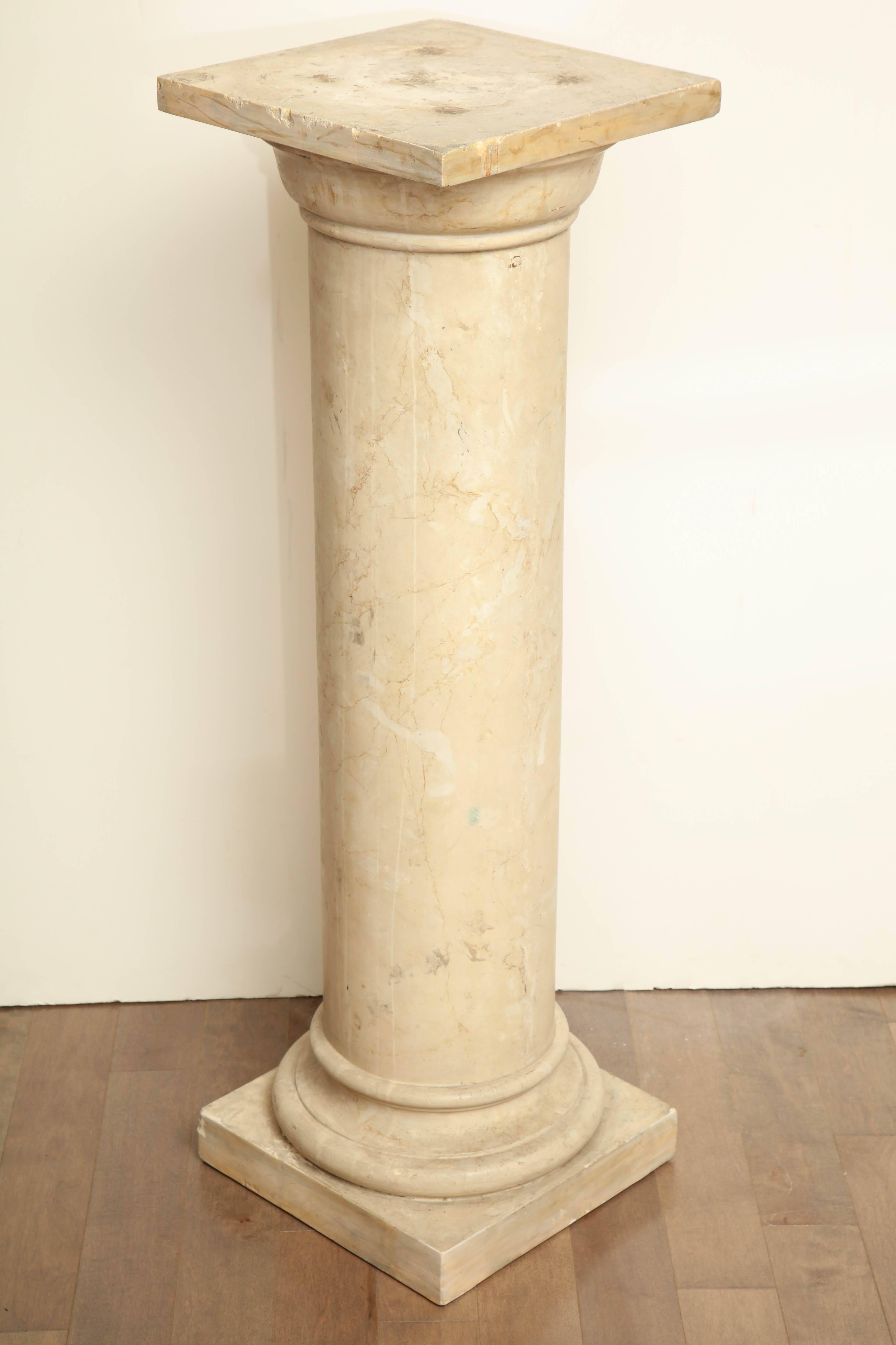 Early 20th Century English, Composition, Classical Column For Sale 6