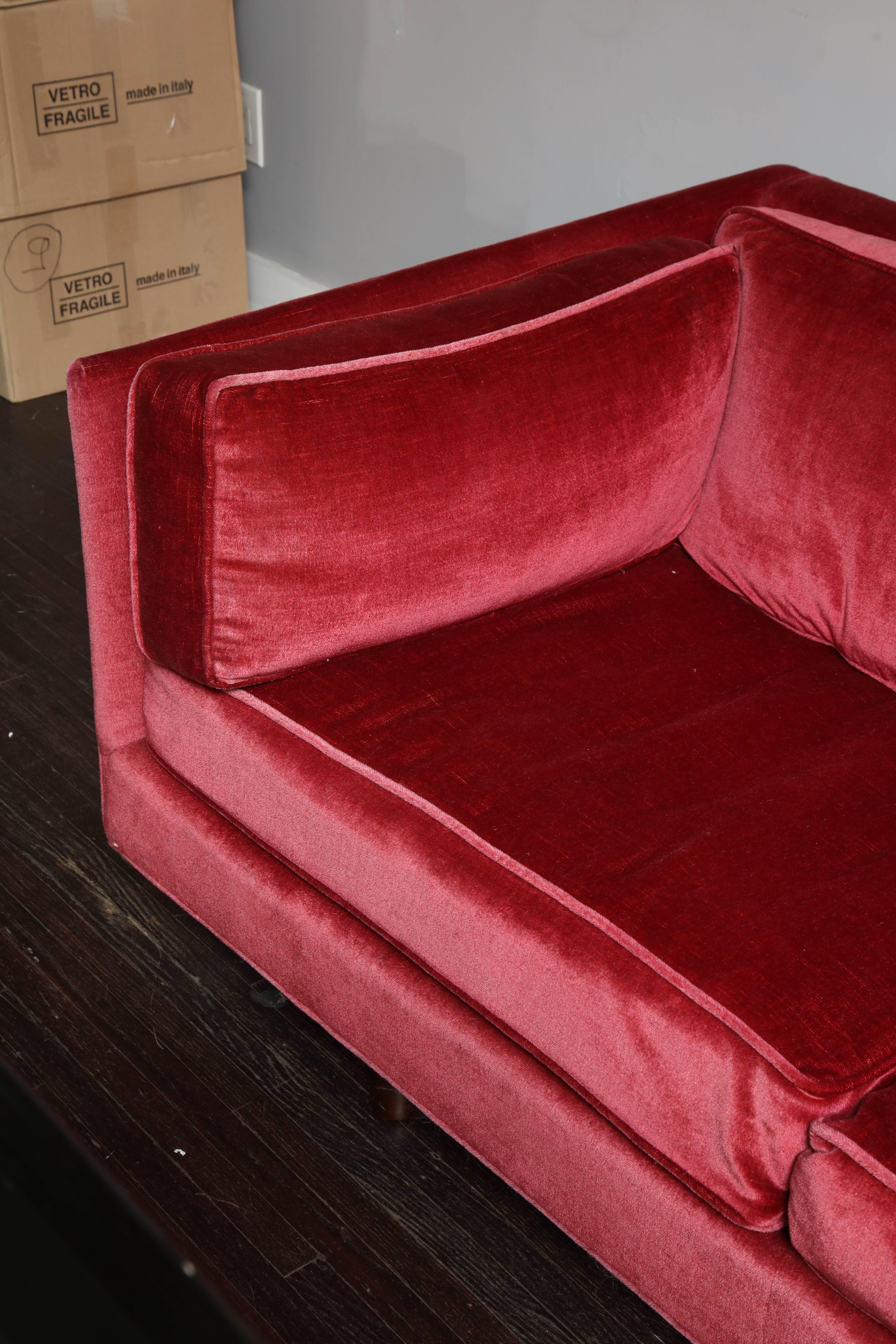 Velvet Vintage Harvey Probber Sofa