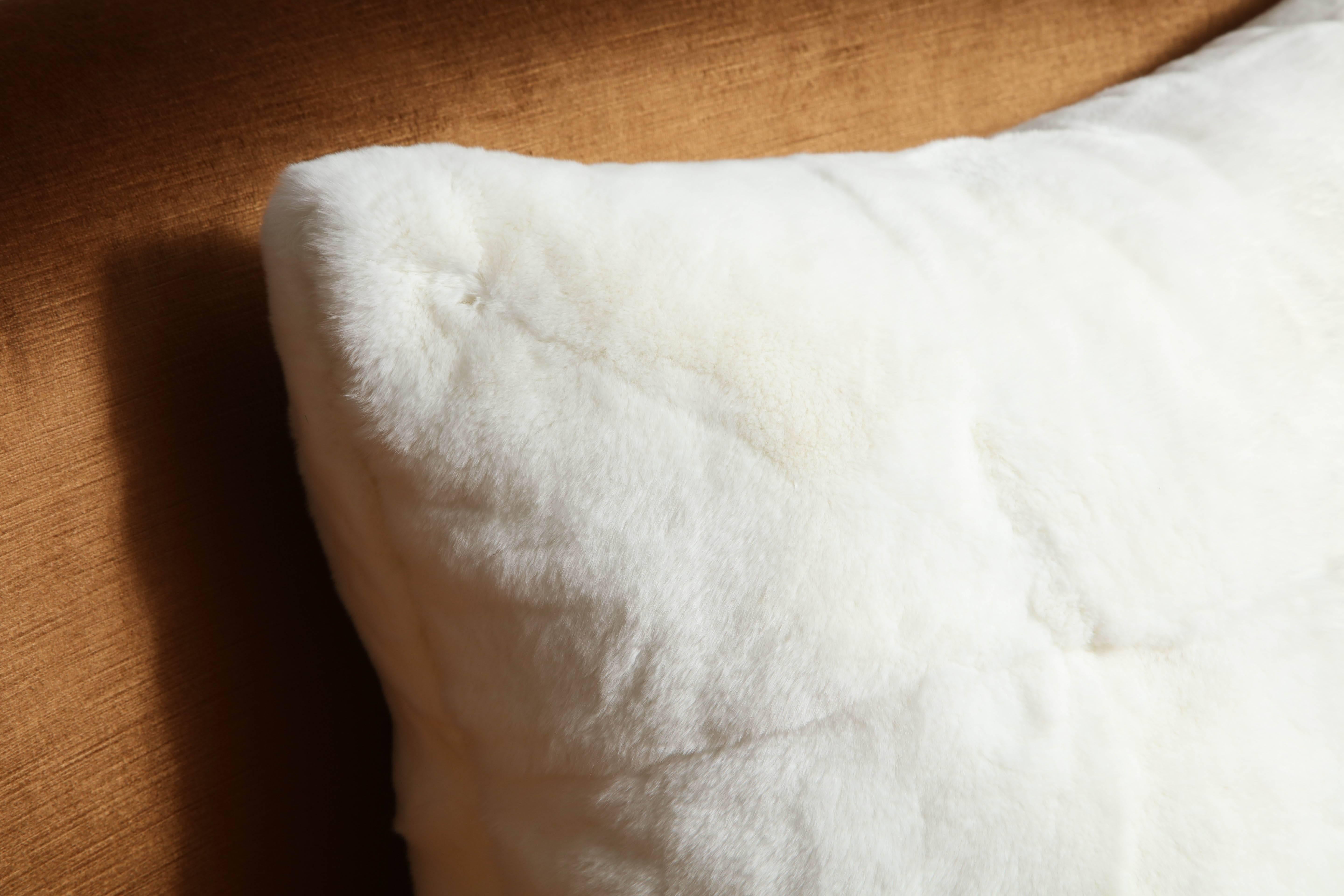American Custom White Rabbit Pillow For Sale