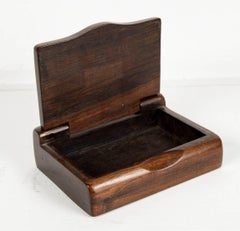 Boîte rare en bois de rose d'Alexandre Noll