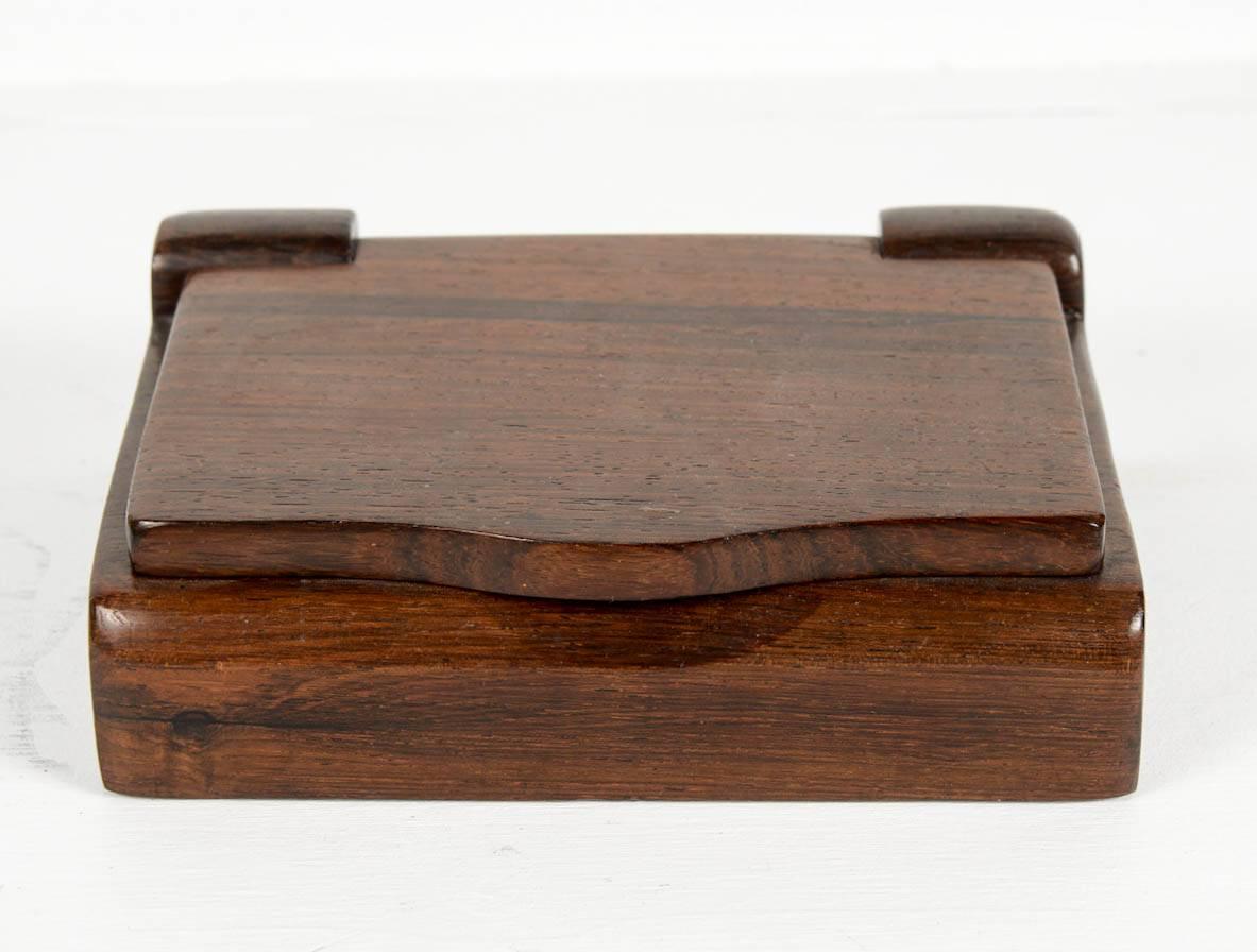 French Rare Rosewood Box by Alexandre Noll
