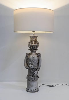 Lámpara de cerámica "King" de André Marchal