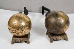 Par de Andirons de Peter Van Veeck