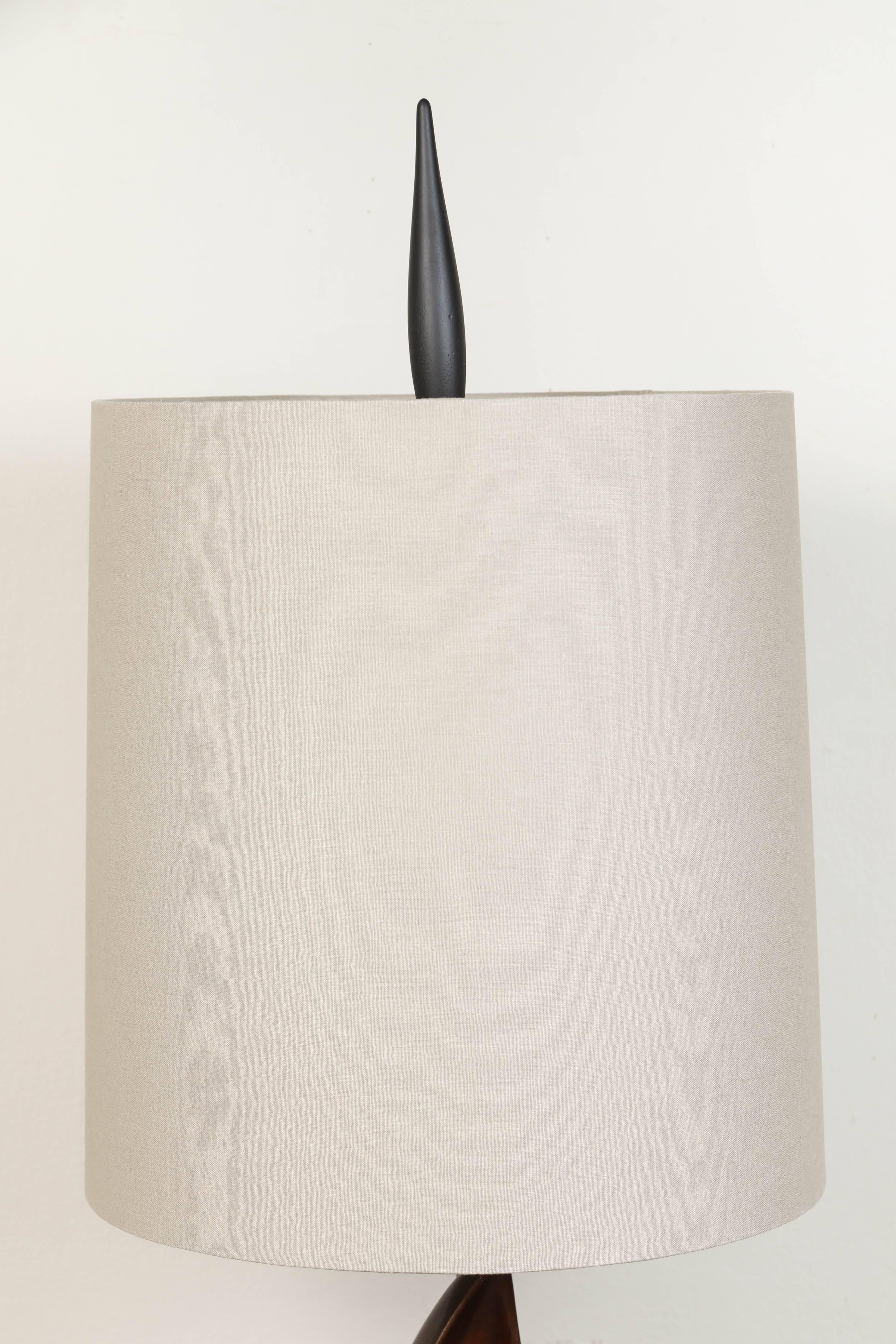 Mid-Century Modern Pair of Mid-Century Heifitz Lamps For Sale