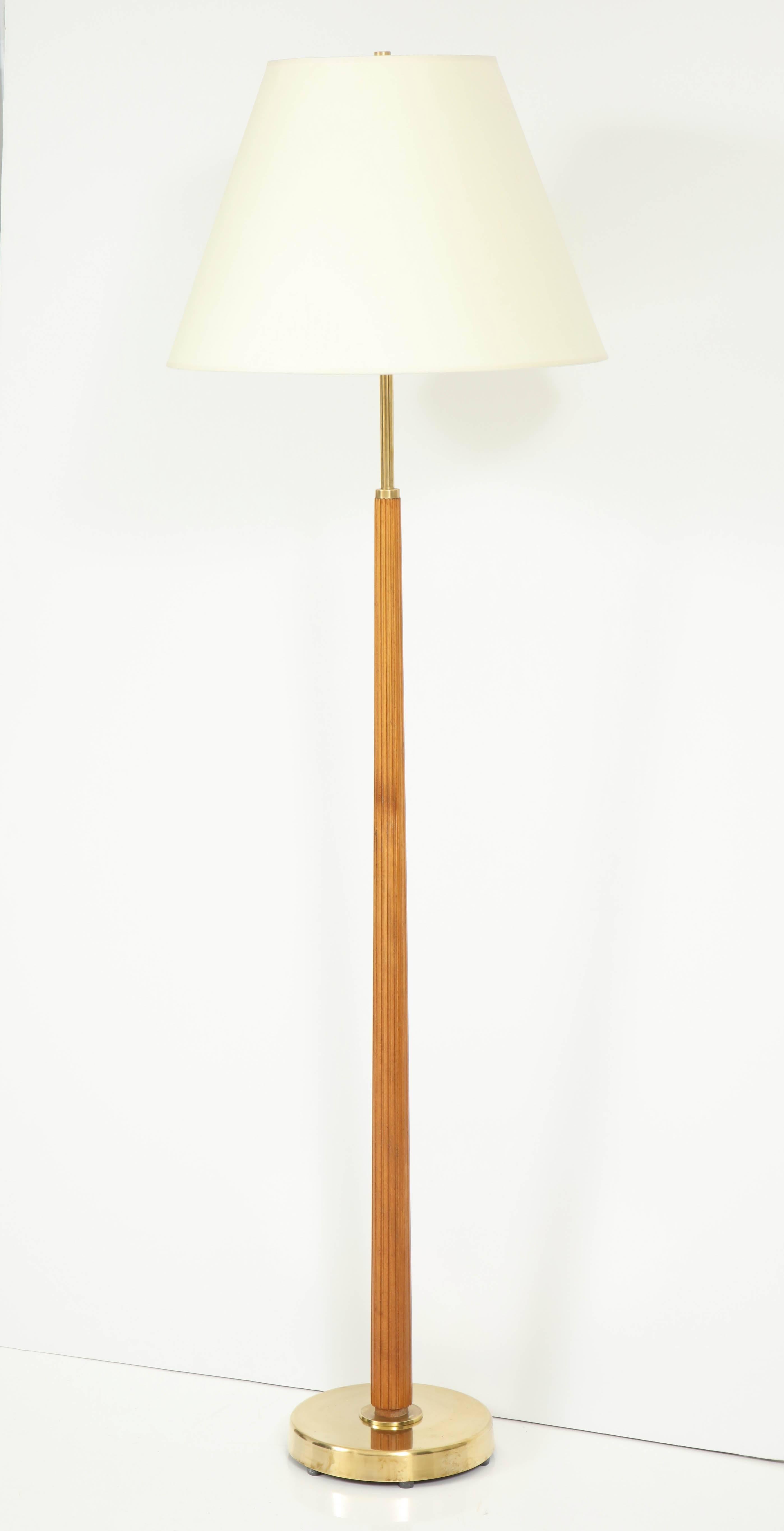 Hans Bergström Floor Lamp, circa 1940s In Good Condition In New York, NY