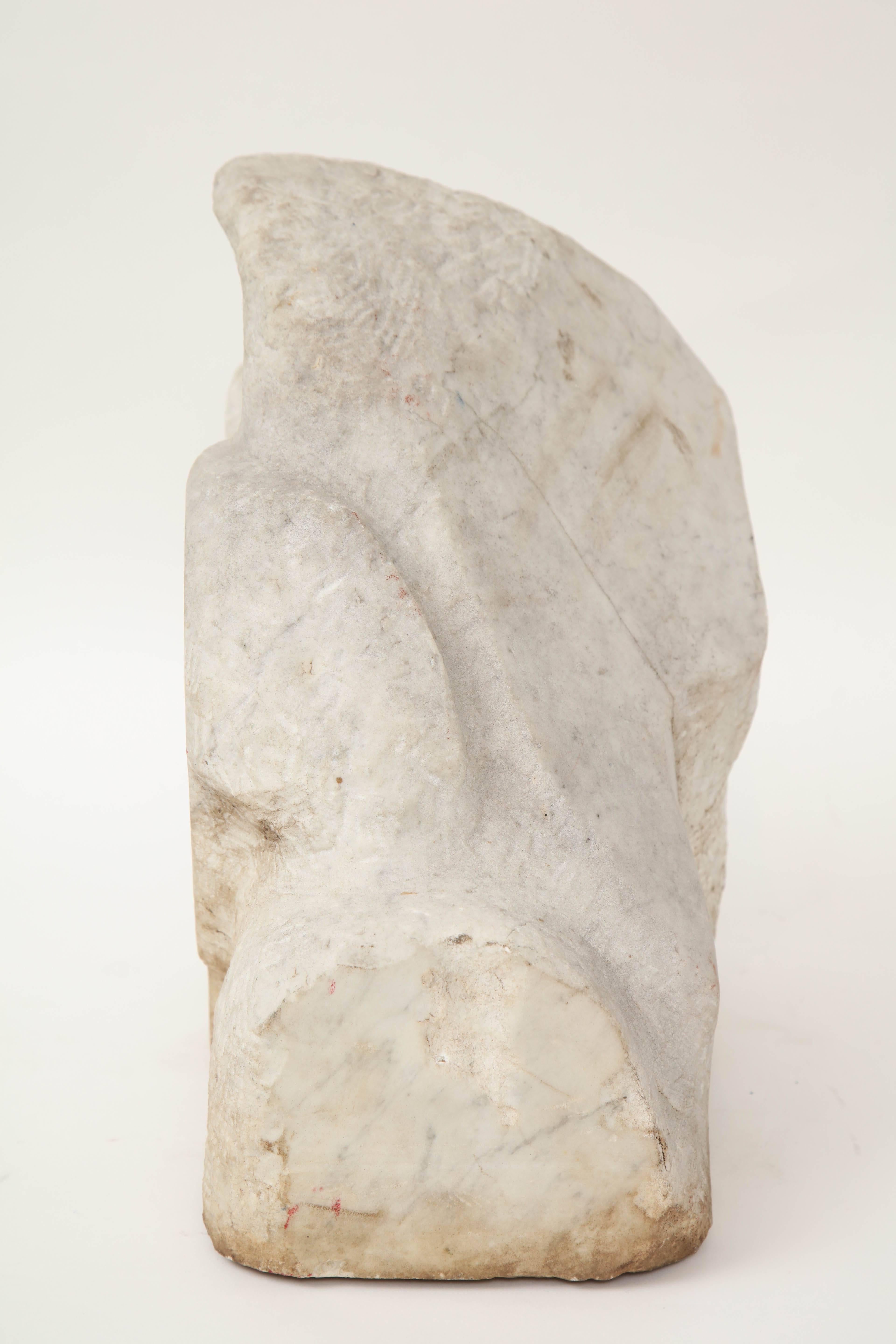 20th Century Vintage Mid-Century Marble Sculpture from France