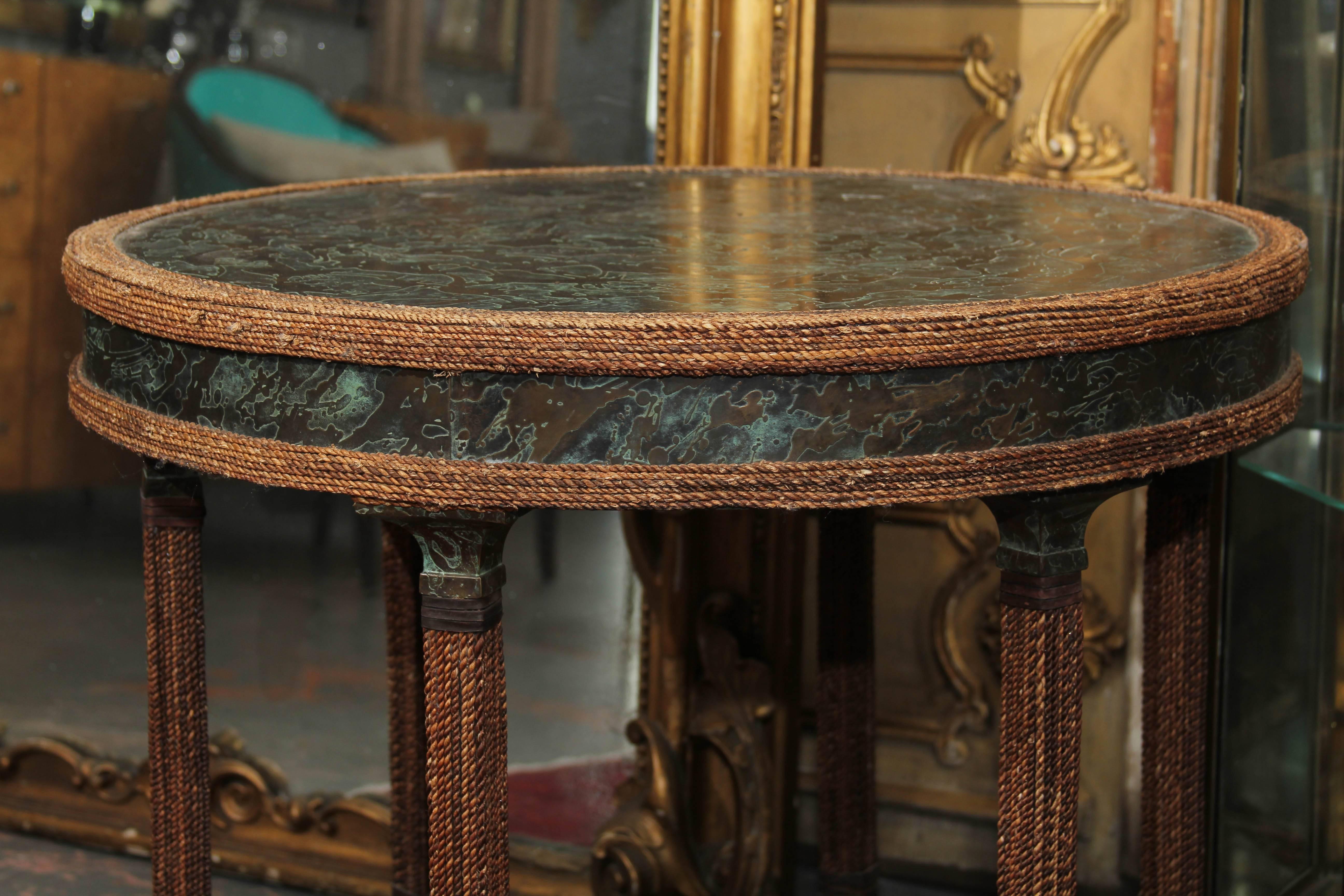 Bronze Clad Entry or Centre Table In Good Condition In Seattle, WA
