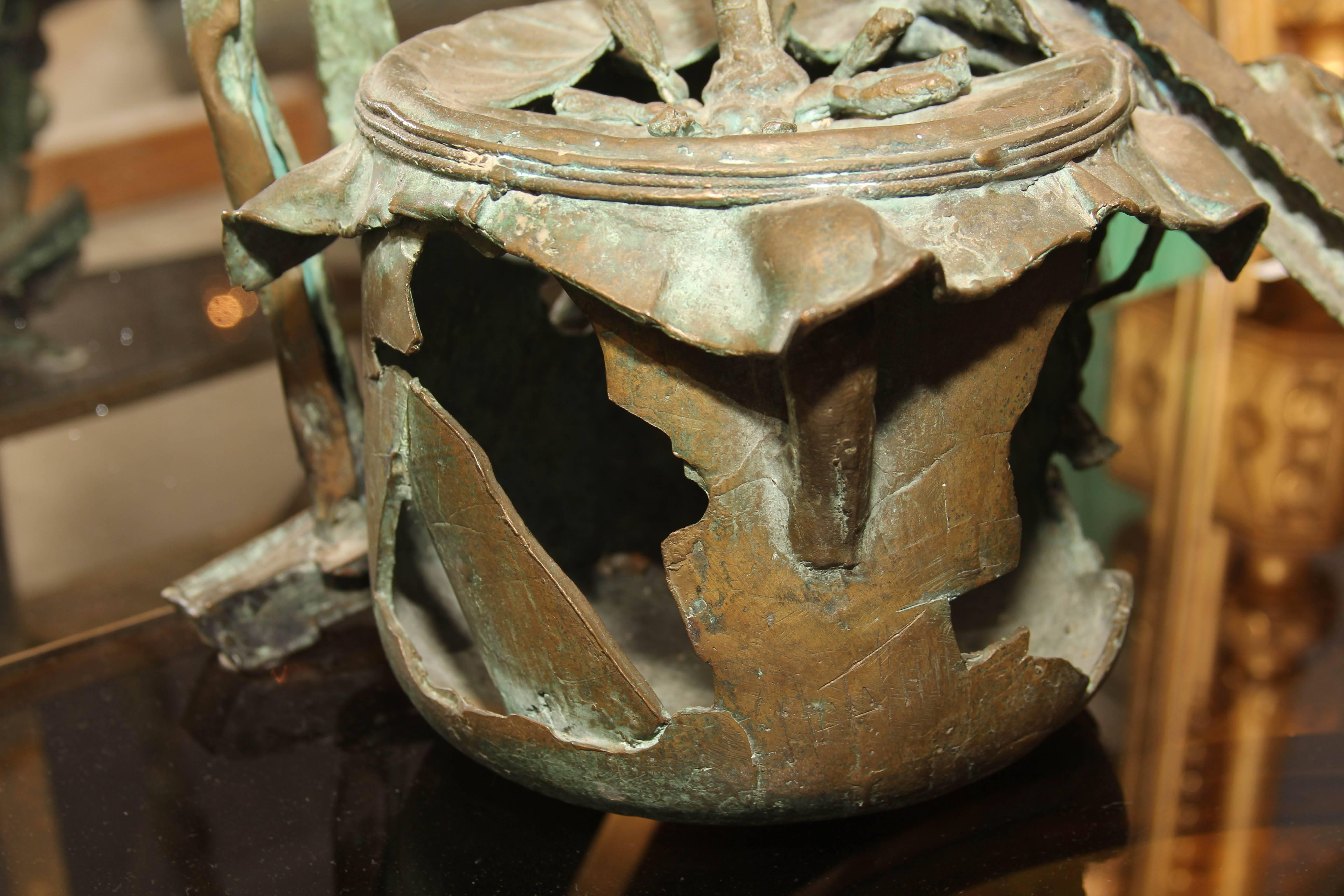 Scultura in bronzo di metà secolo in vendita 3