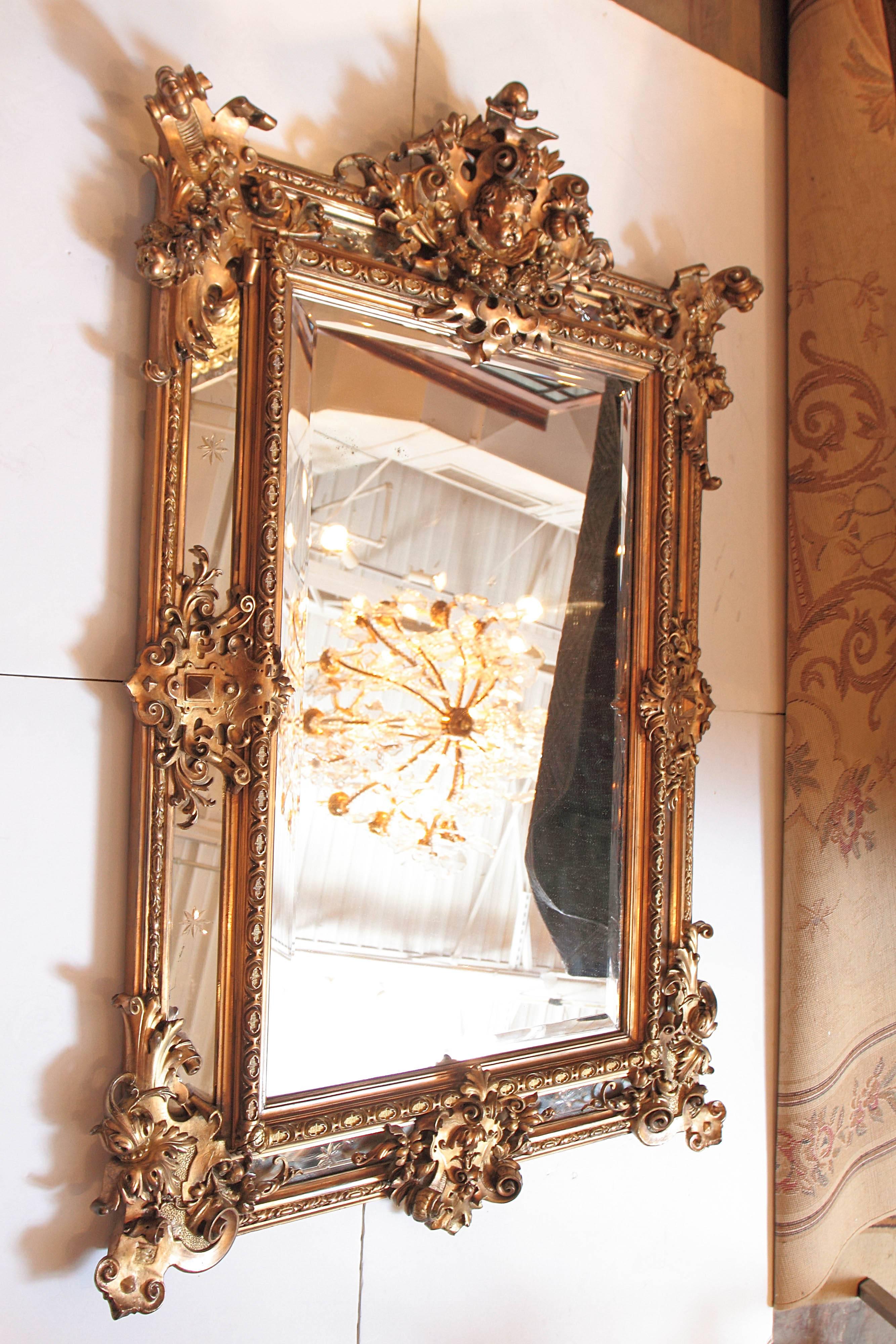 louis philippe gilt mirror