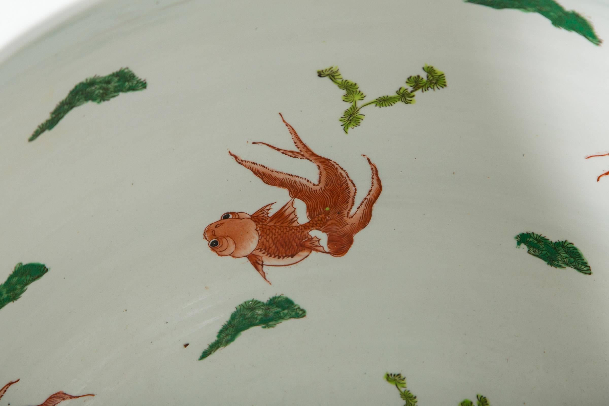 Pair of Chinese Porcelain Fish Bowls 2